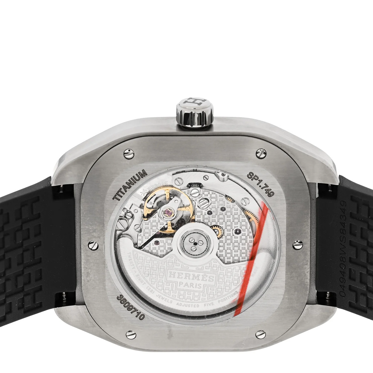 Titanium Rubber 39mm H08 Automatic Watch Gris Fonce - Image 4