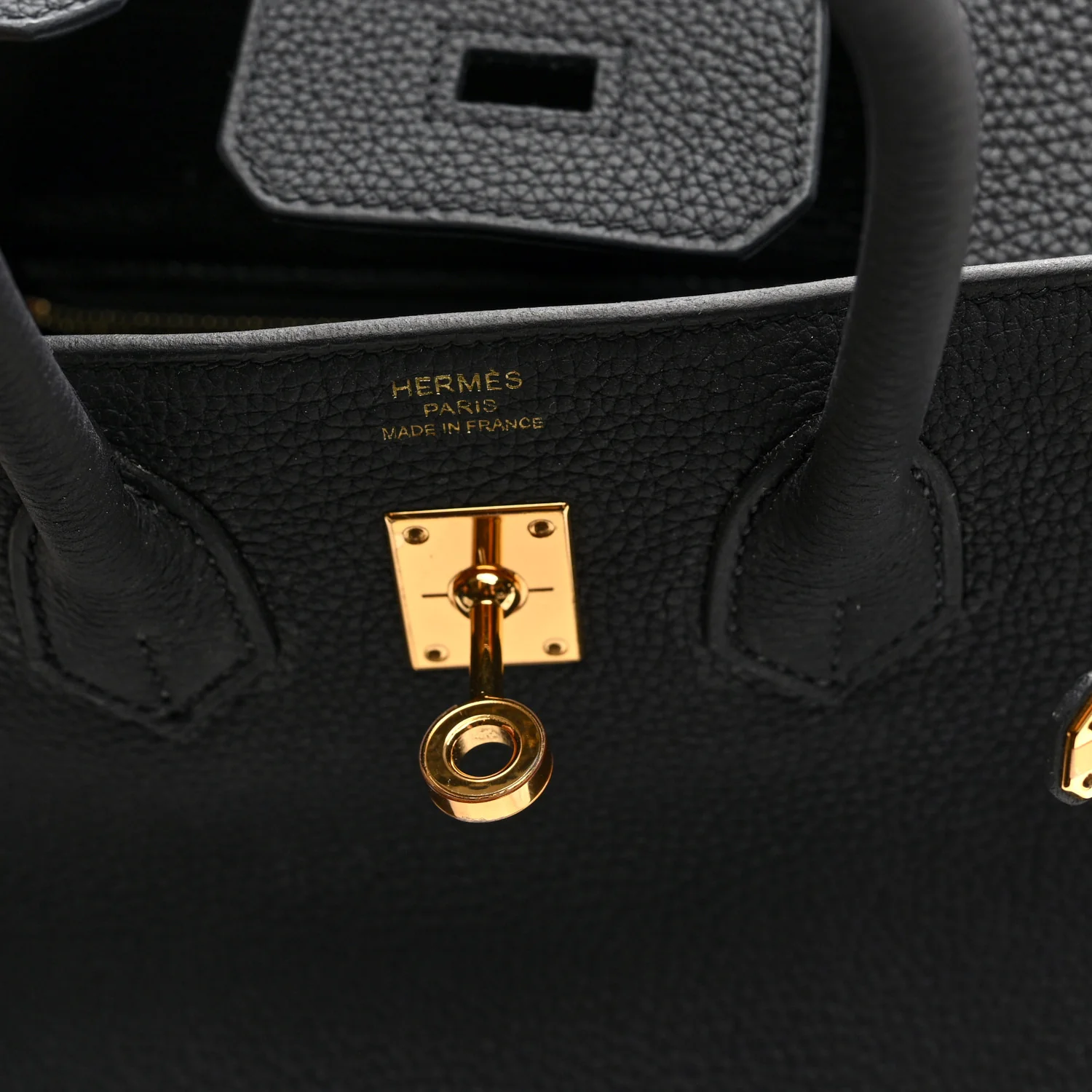 Togo Birkin 25 Black - Image 6