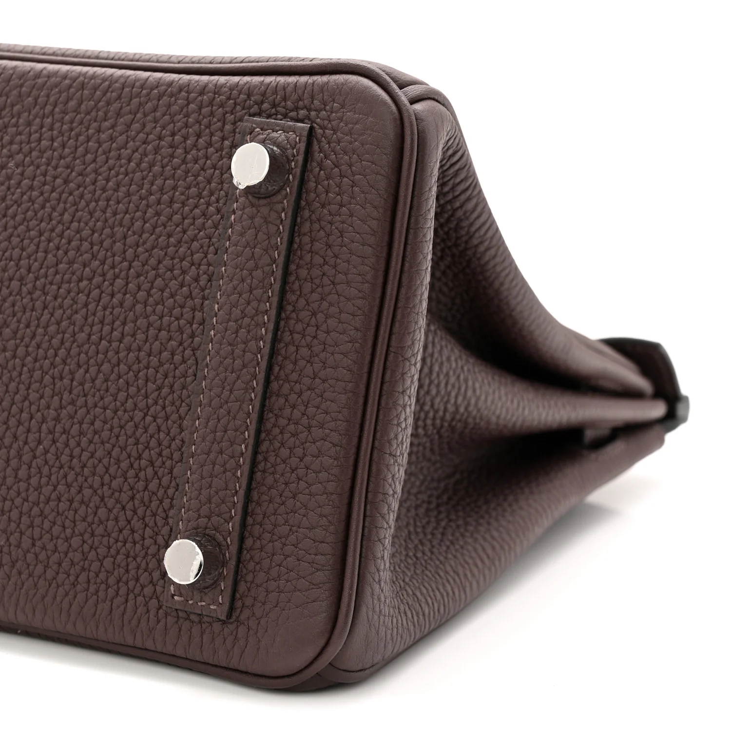 Togo Birkin 25 Chocolate - Image 10