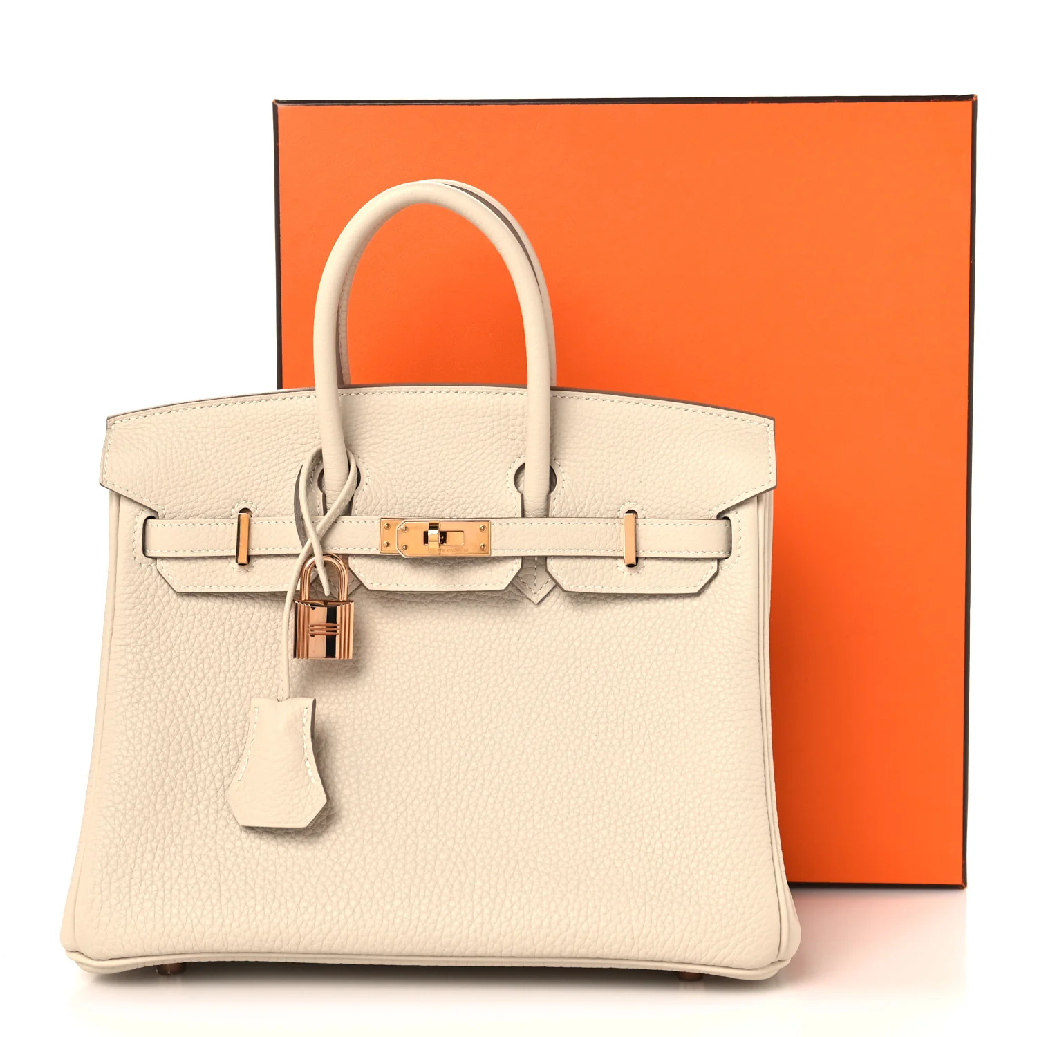 Togo Birkin 25 Craie - Image 12