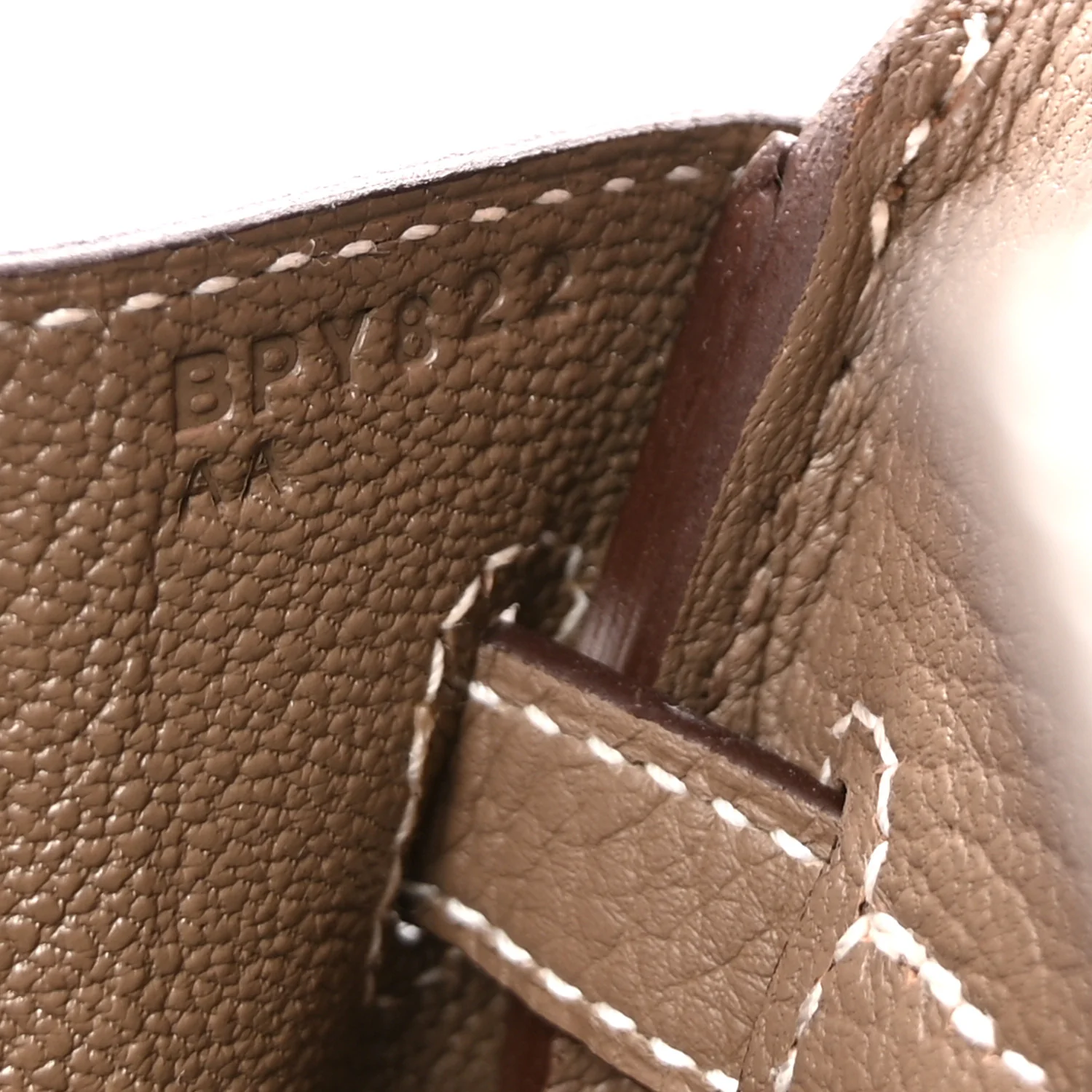 Togo Birkin 25 Etoupe - Image 7