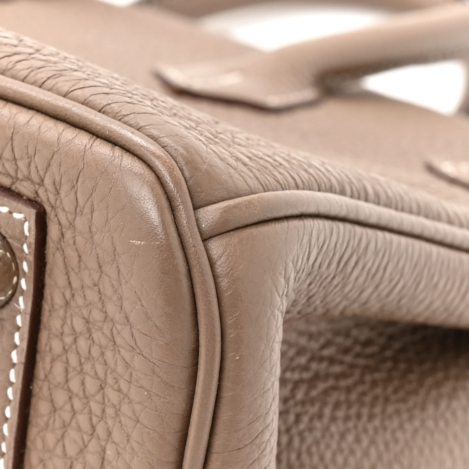 Togo Birkin 25 Etoupe - Image 11