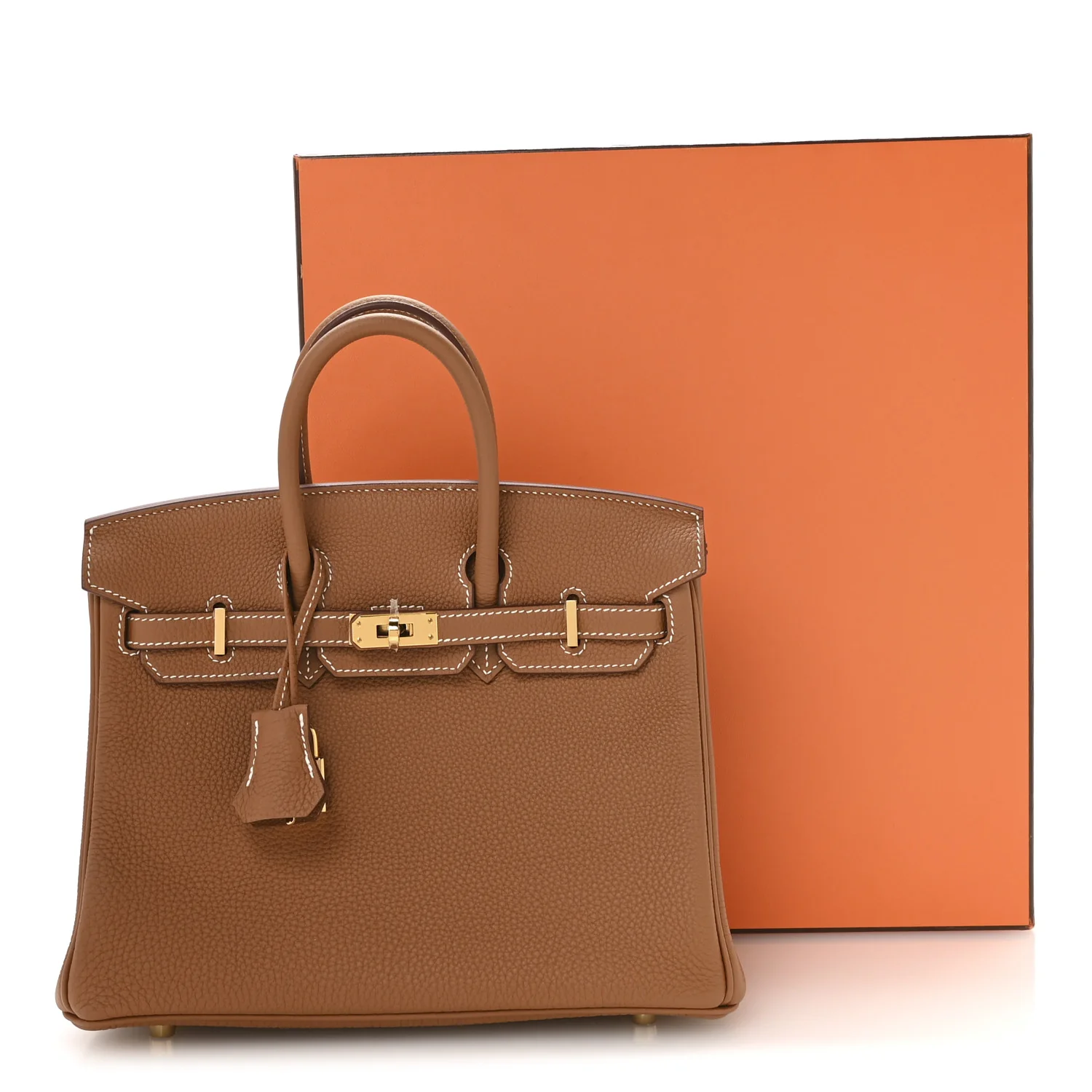 Togo Birkin 25 Gold - Image 11