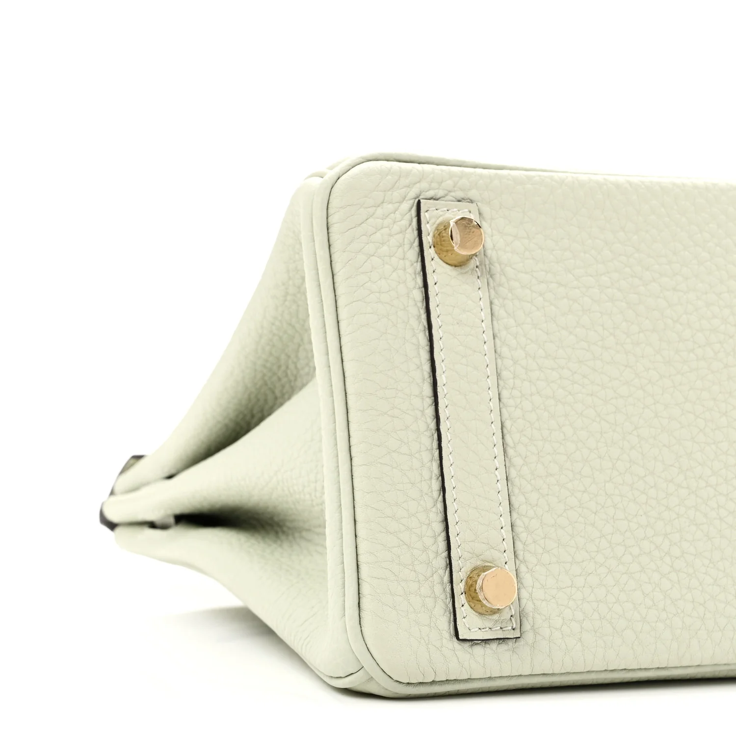 Togo Birkin 25 Gris Neve - Image 9