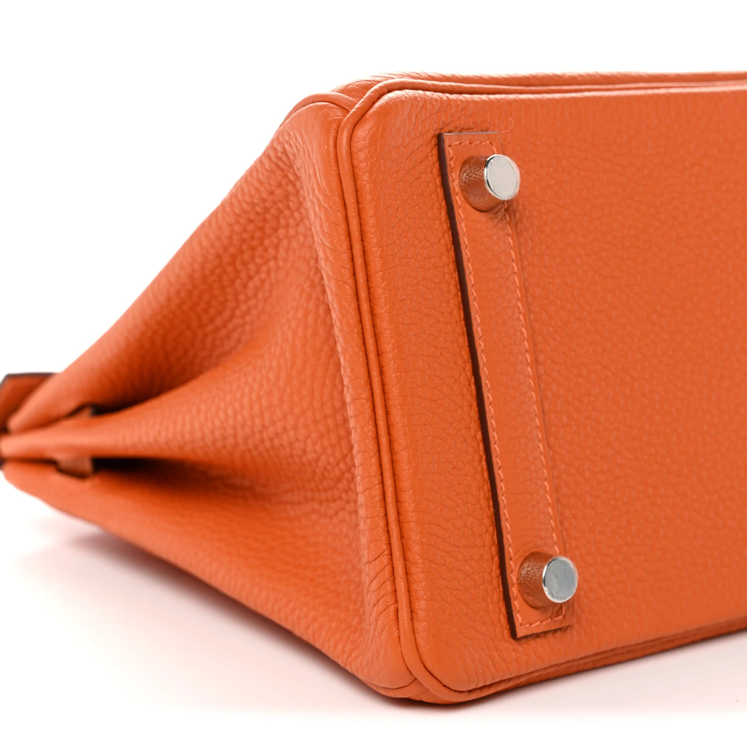 Togo Birkin 25 Orange - Image 9