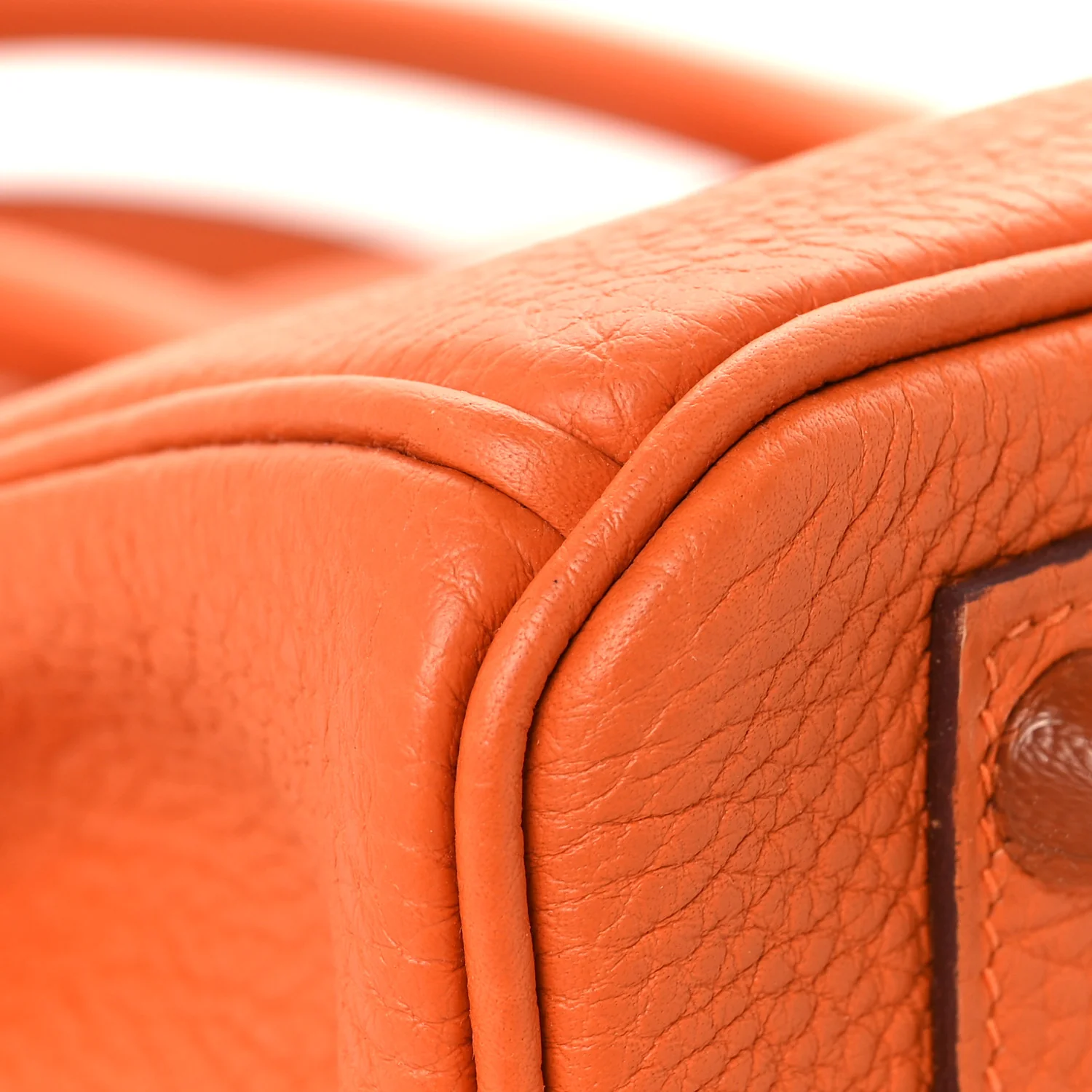 Togo Birkin 25 Orange - Image 10