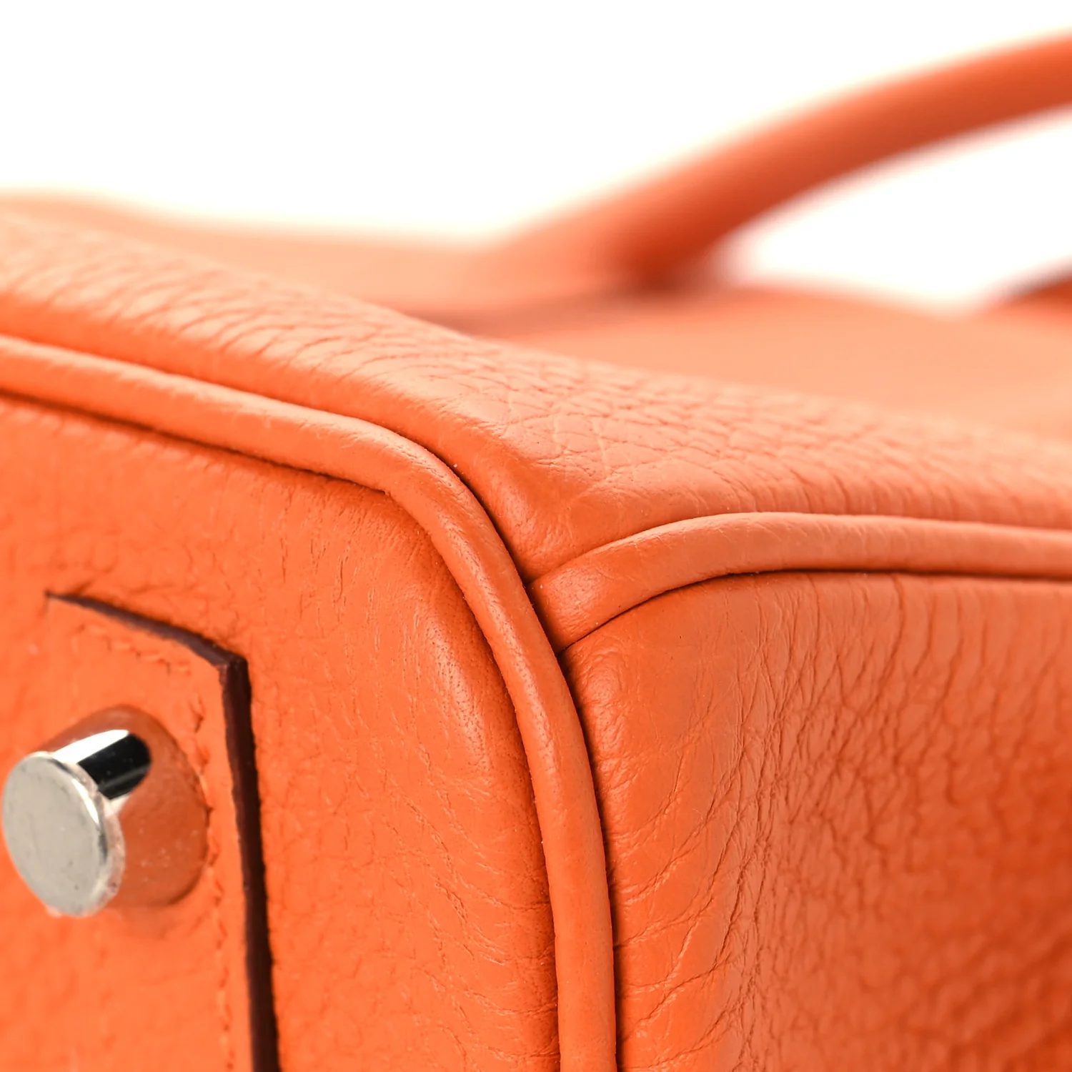 Togo Birkin 25 Orange - Image 11