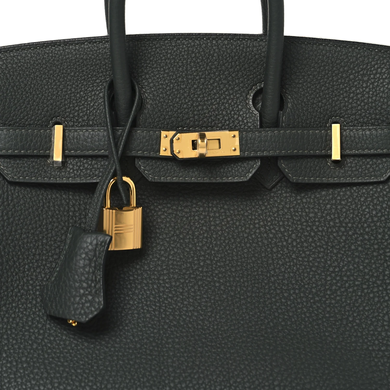 Togo Birkin 25 Vert Fonce - Image 8