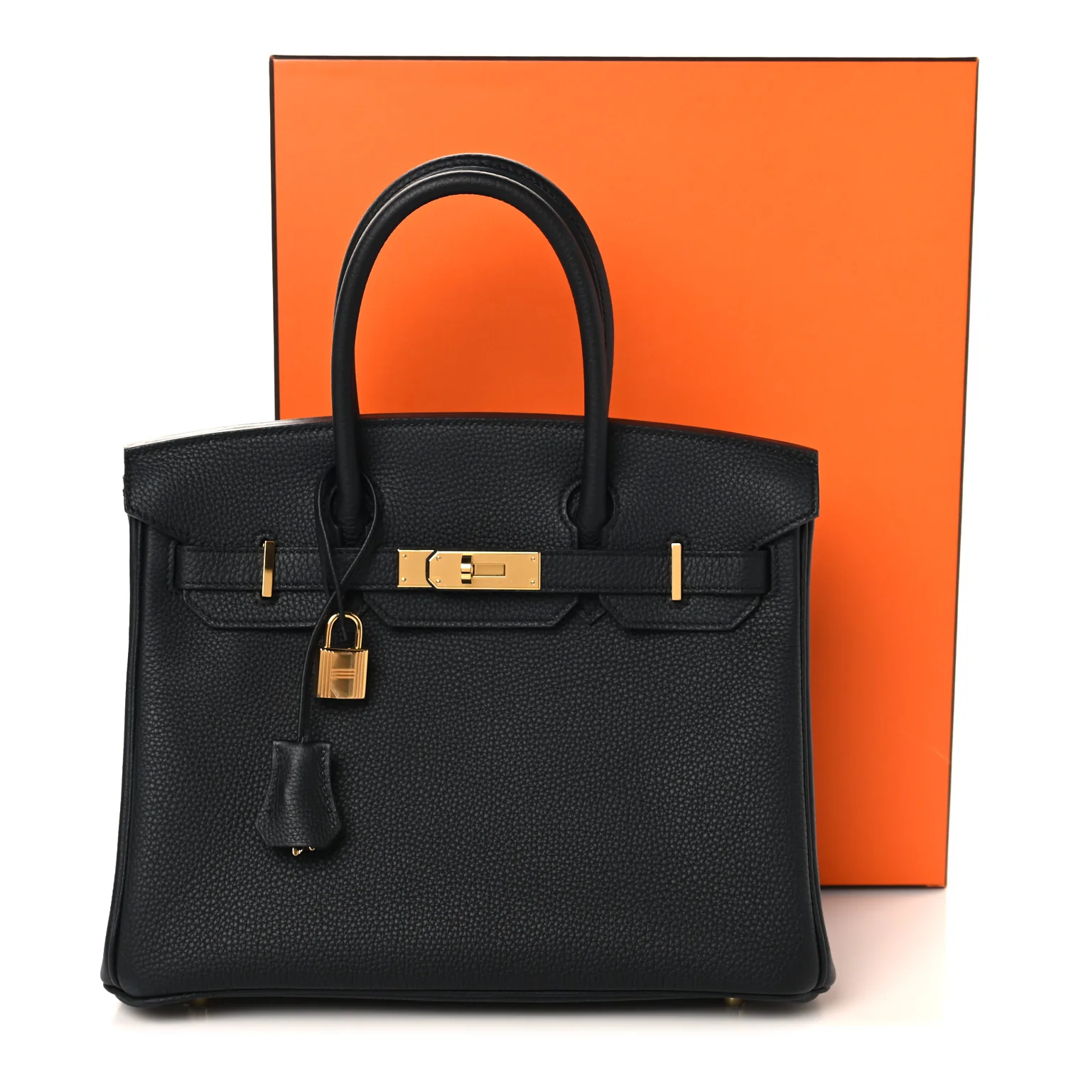 Togo Birkin 30 Black - Image 13