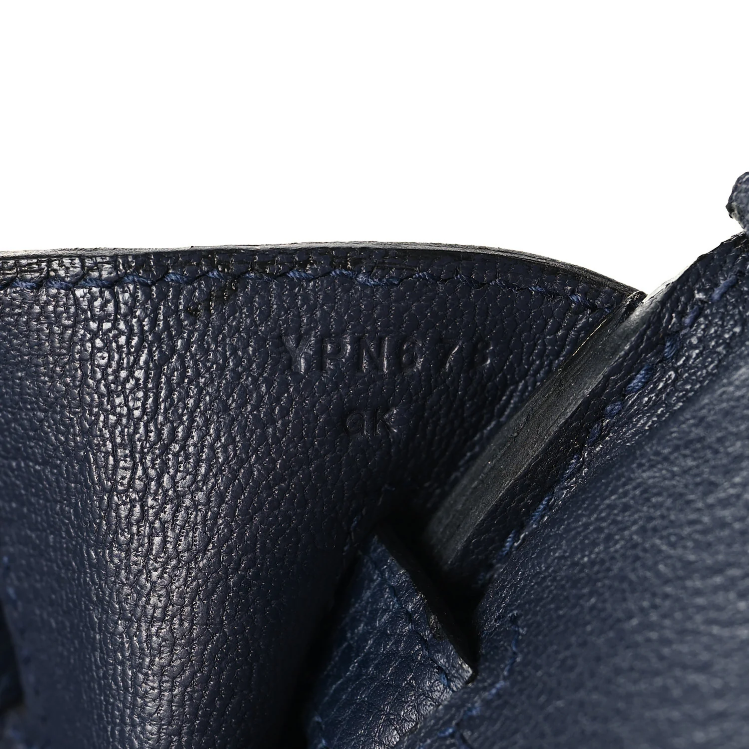 Togo Birkin 30 Bleu Nuit - Image 7