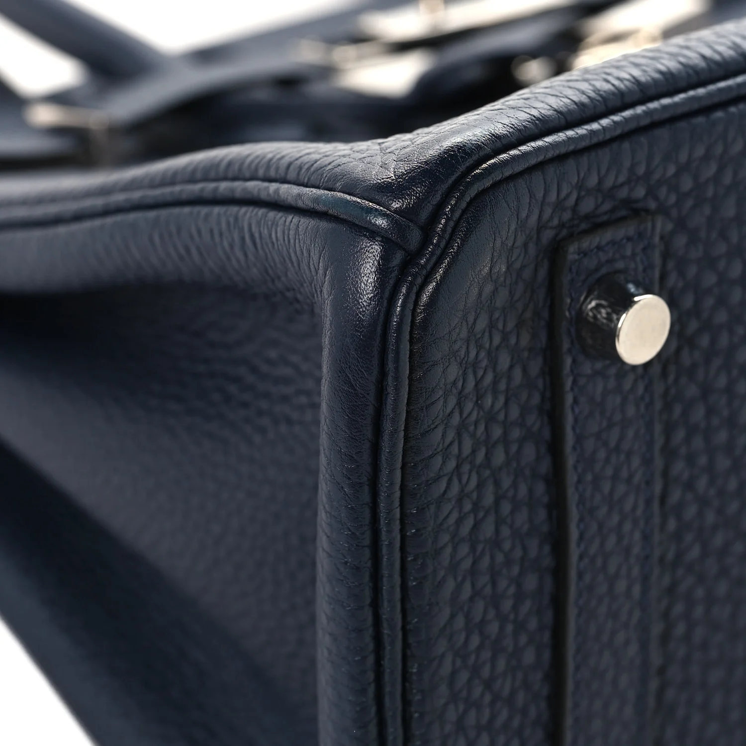 Togo Birkin 30 Bleu Nuit - Image 9