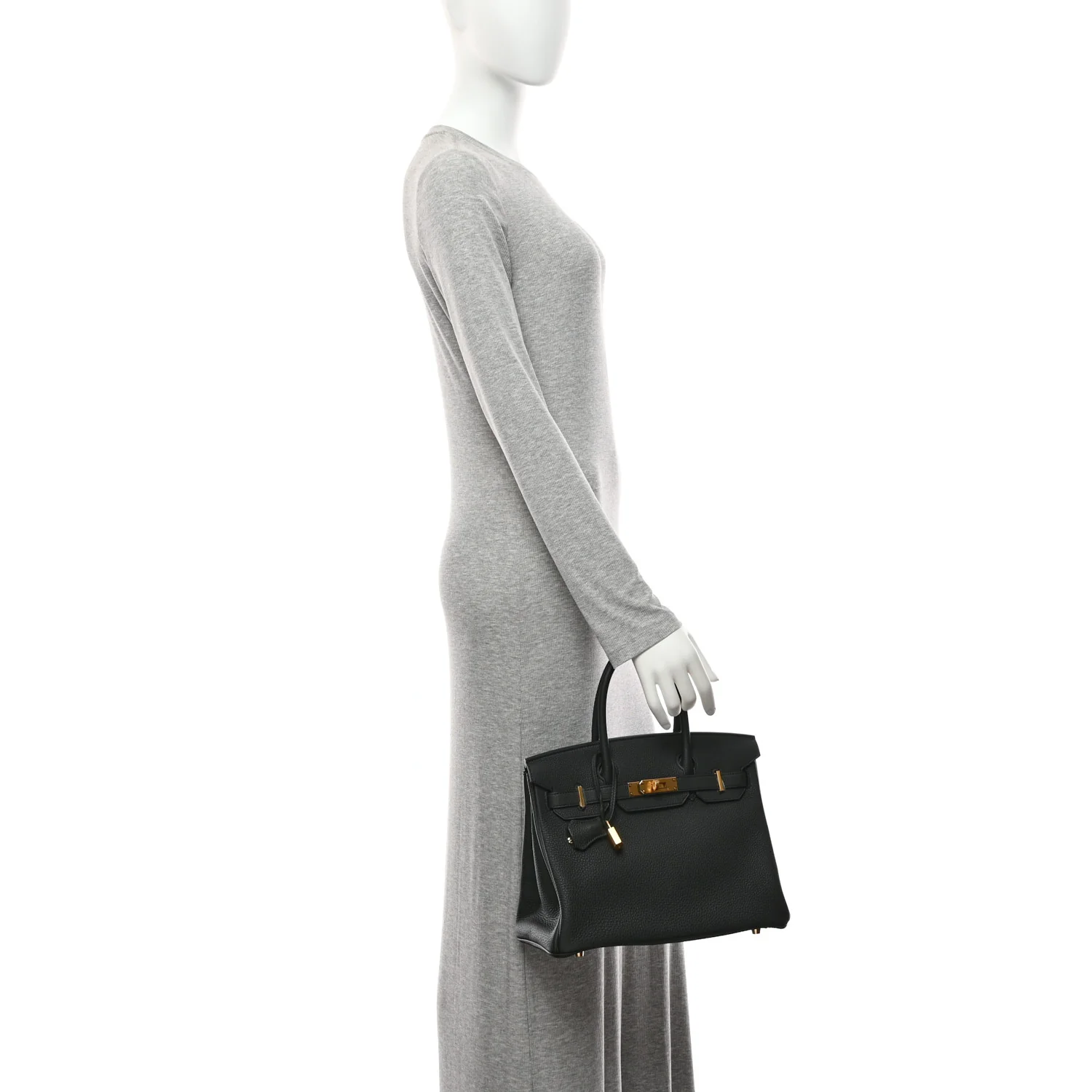 Togo Birkin 30 Bleu Ocean - Image 2