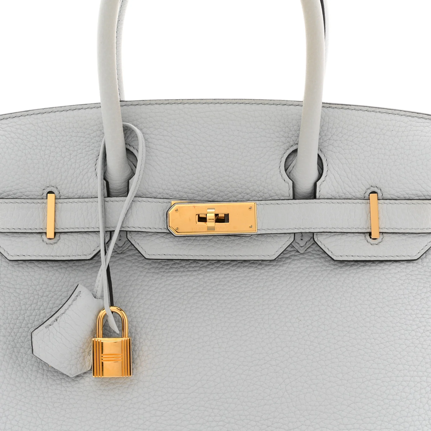 Togo Birkin 30 Bleu Pale - Image 8
