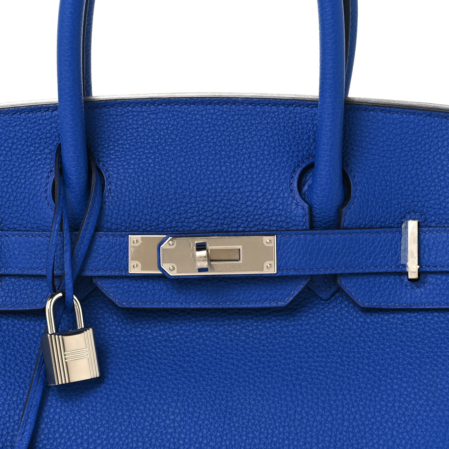 Togo Birkin 30 Bleu Royal - Image 7