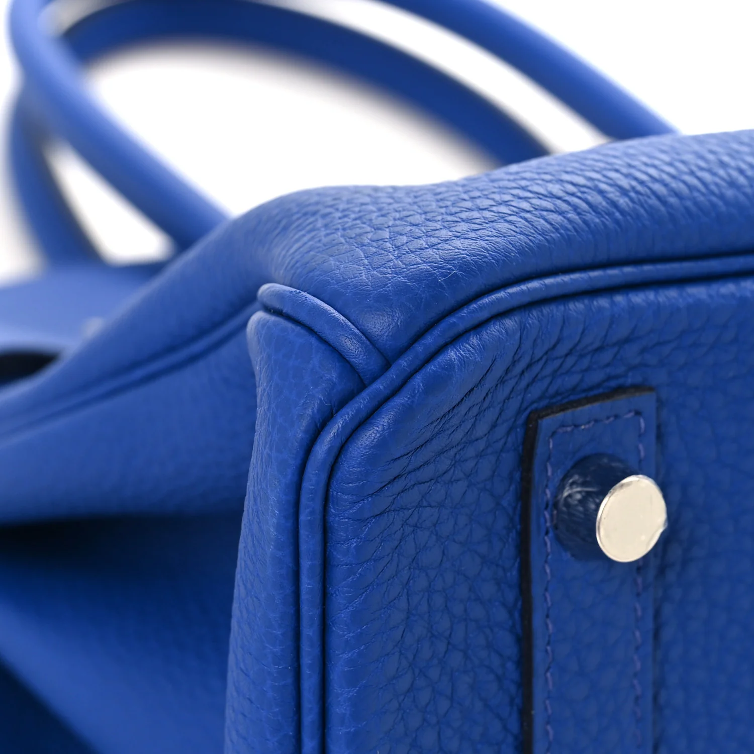 Togo Birkin 30 Bleu Royal - Image 8