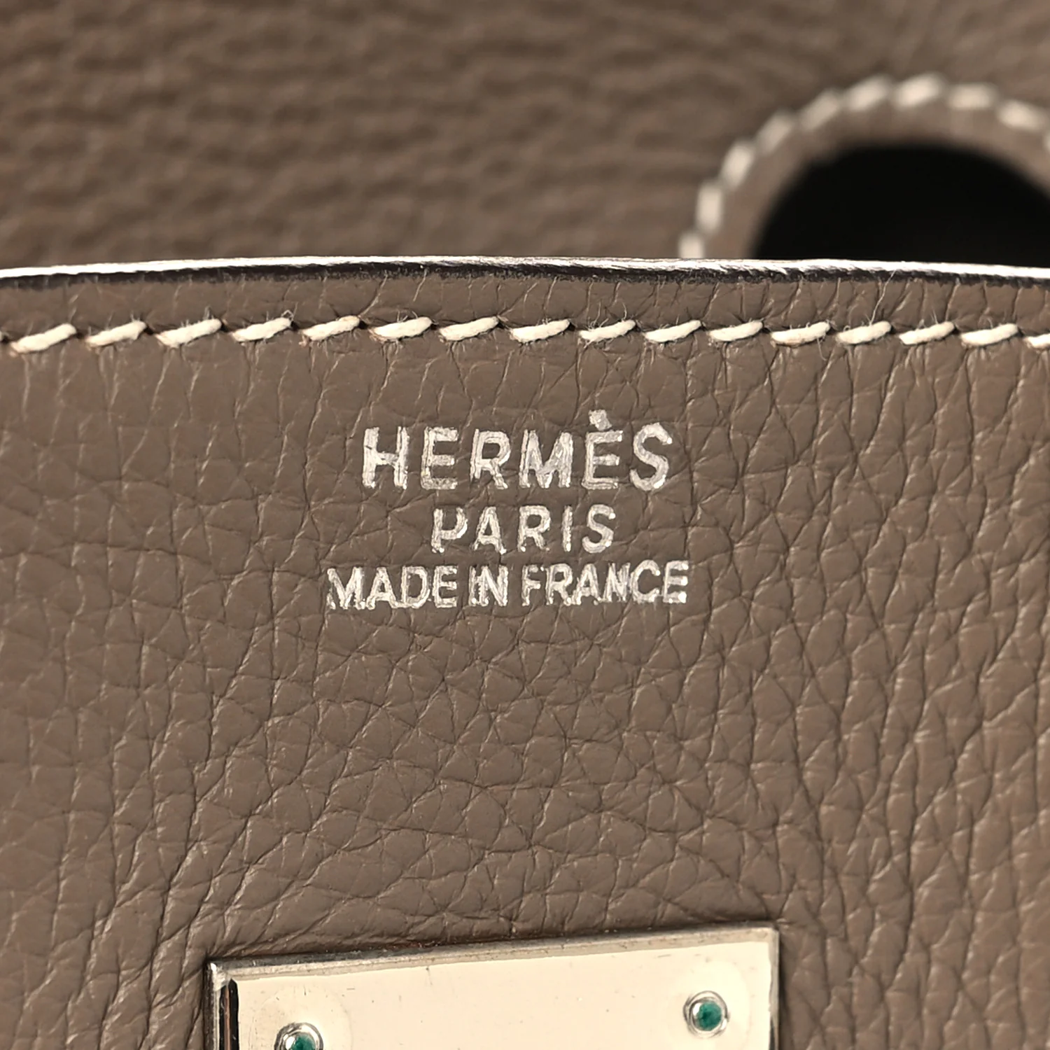 Togo Birkin 30 Etoupe - Image 6