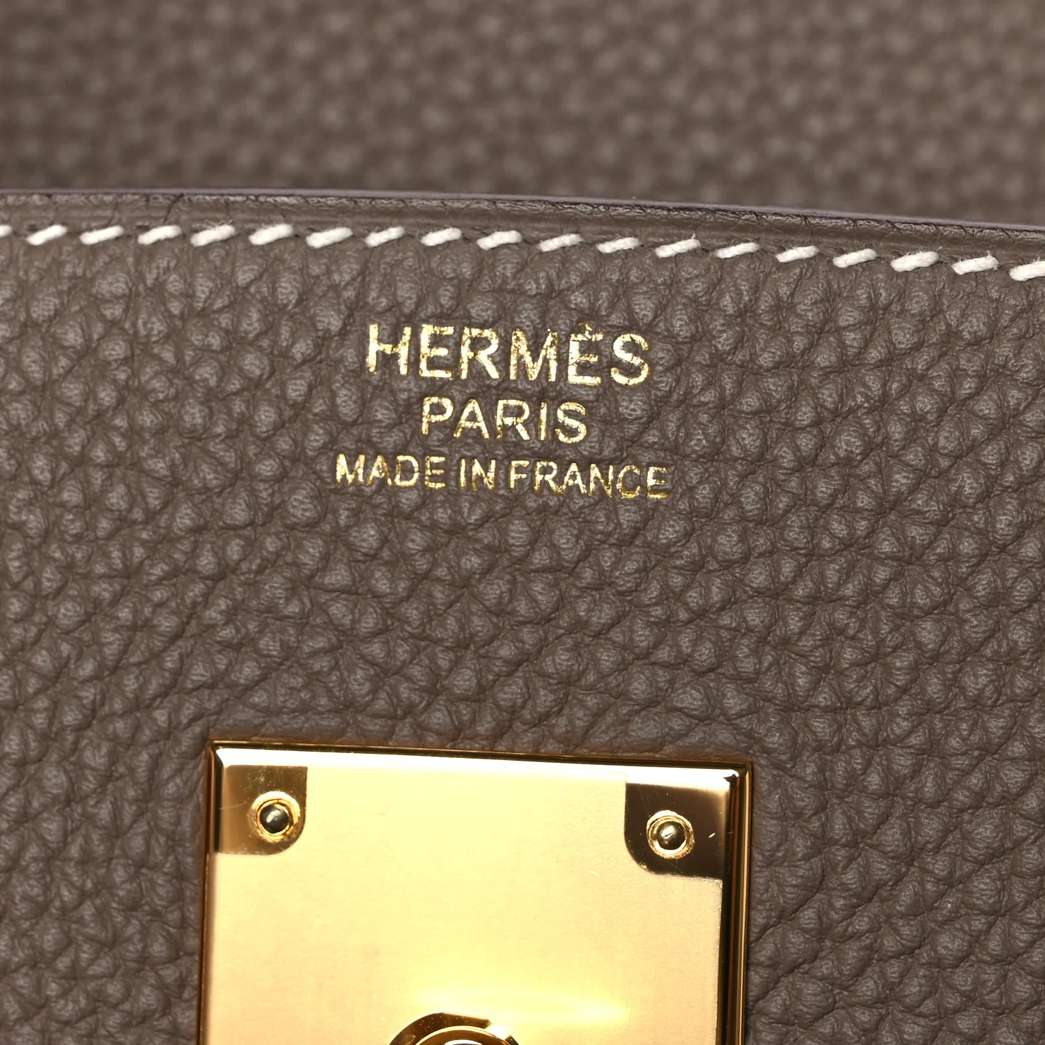Togo Birkin 30 Etoupe - Image 5