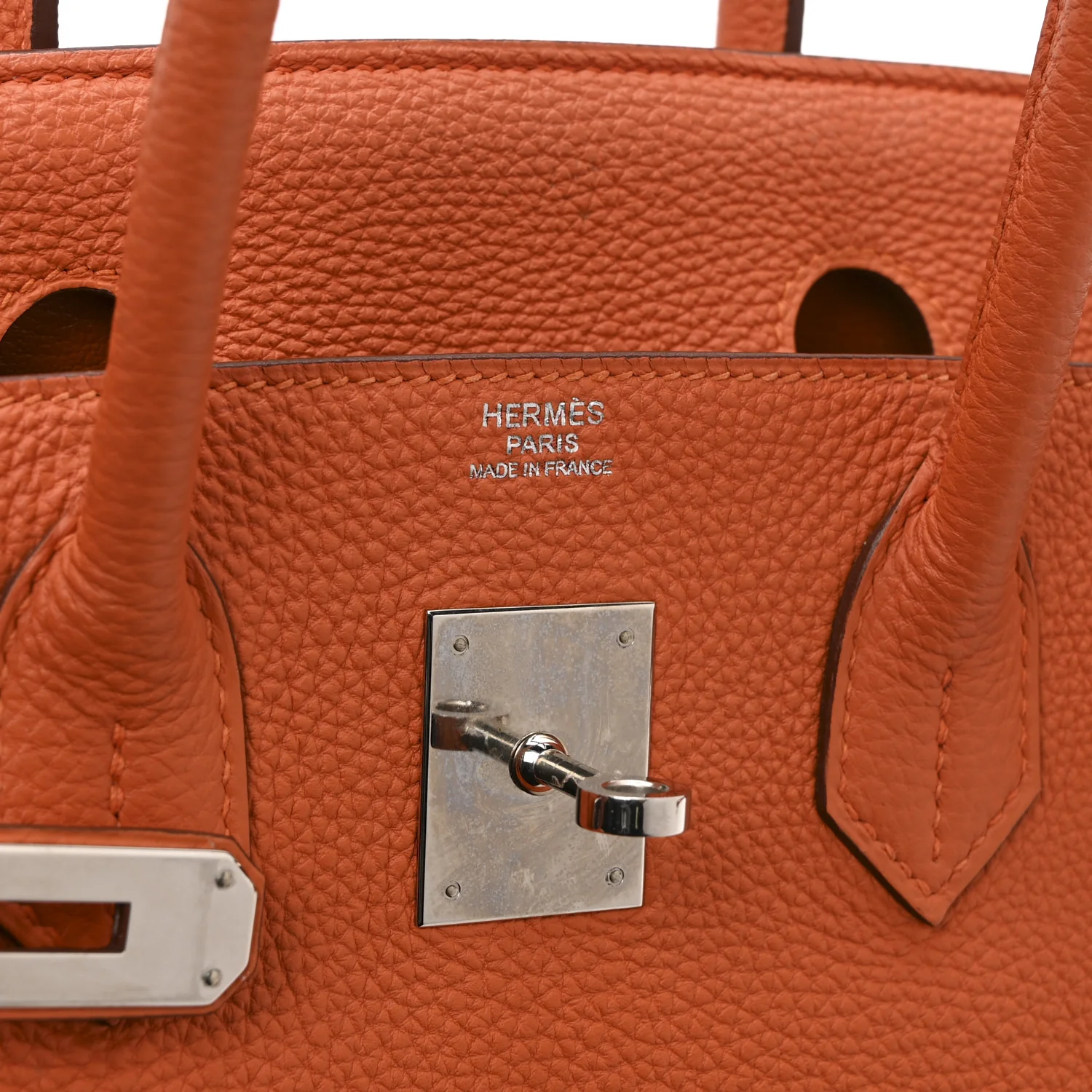 Togo BIRKIN 30 Orange - Image 6