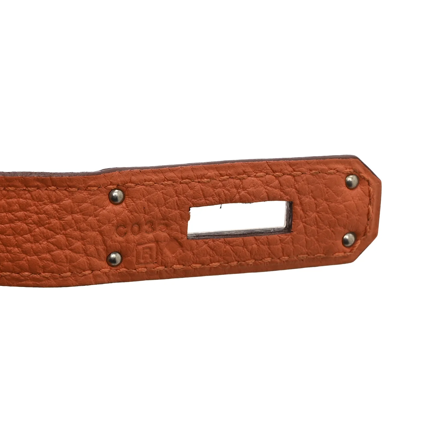 Togo BIRKIN 30 Orange - Image 7