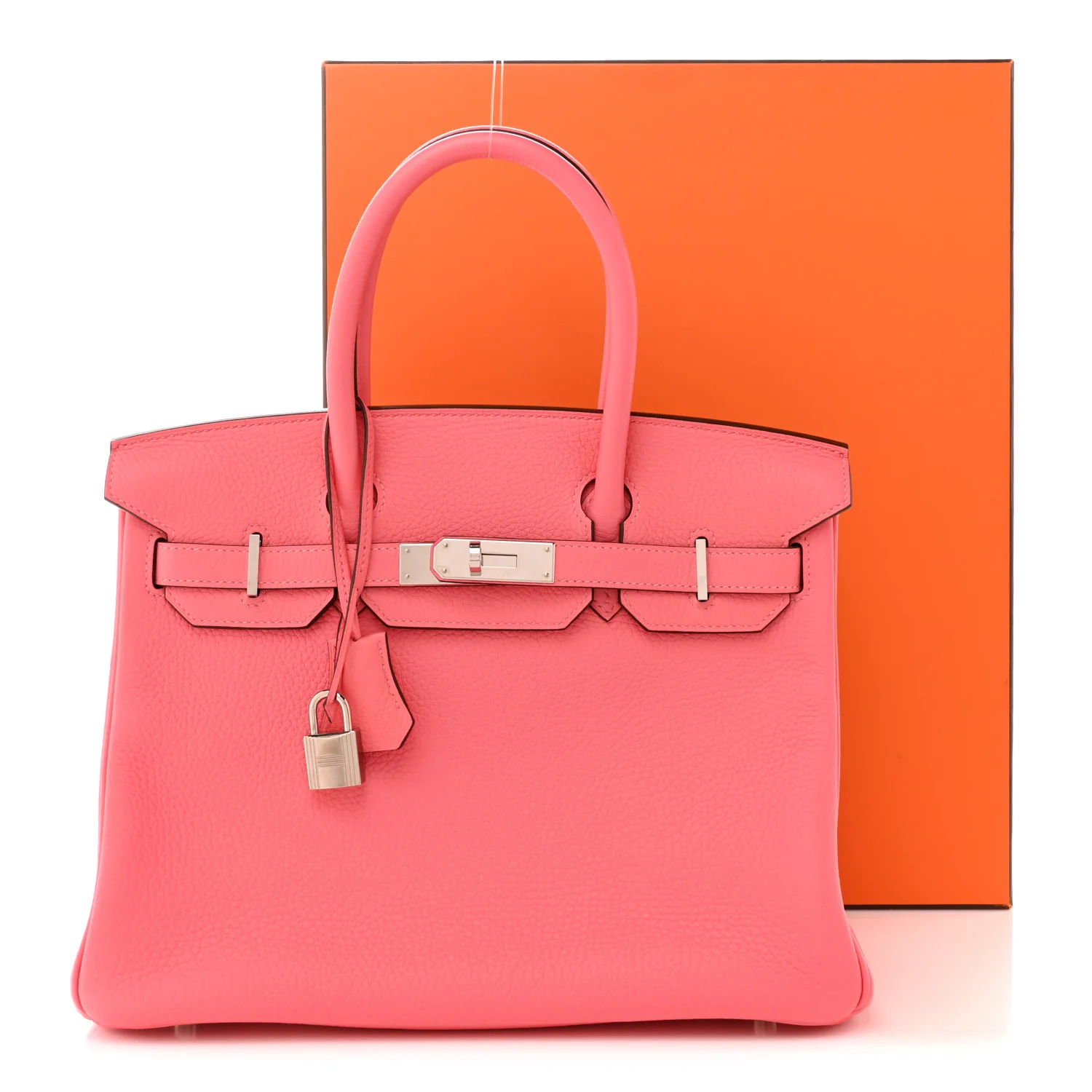 Togo Birkin 30 Rose Azalee - Image 11