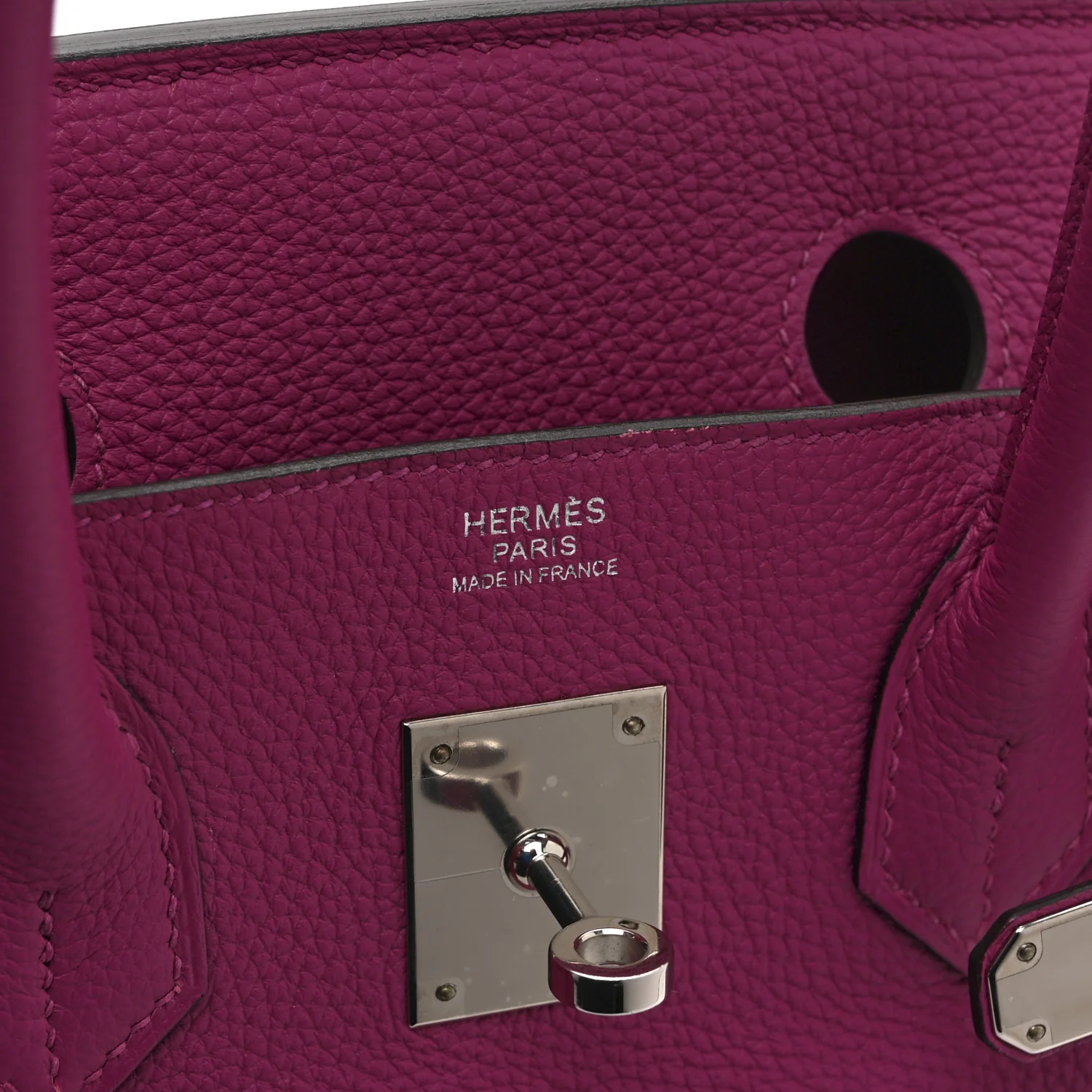 Togo Birkin 30 Rose Pourpre - Image 6