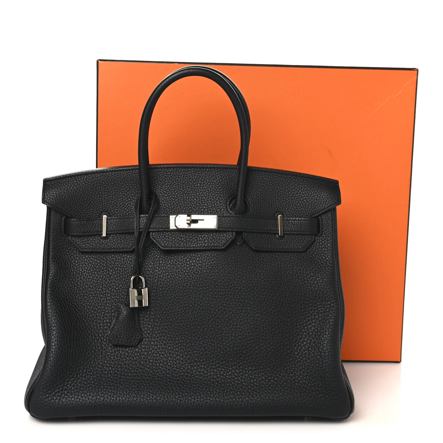 Togo Birkin 35 Black - Image 13
