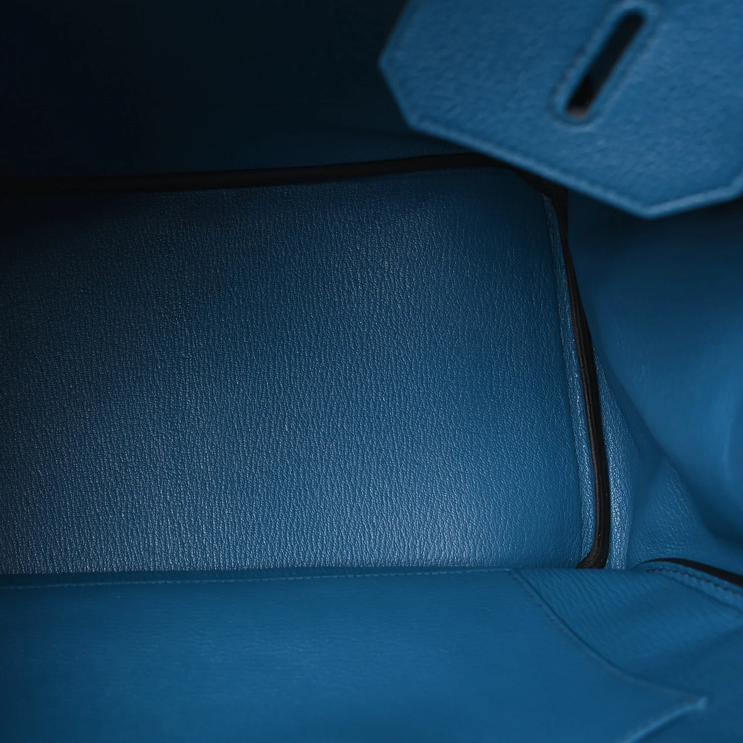 Togo Birkin 35 Bleu Izmir - Image 5