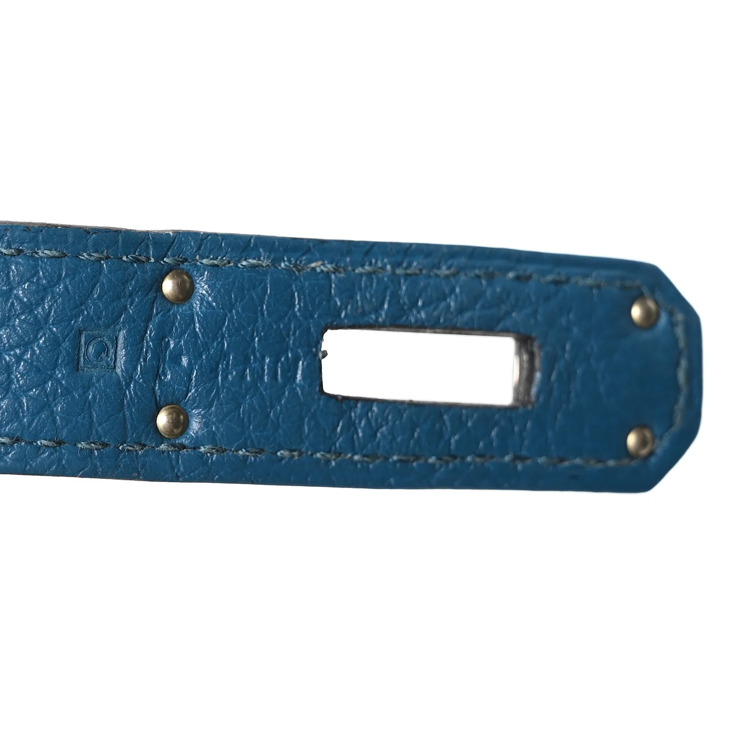 Togo Birkin 35 Bleu Izmir - Image 7