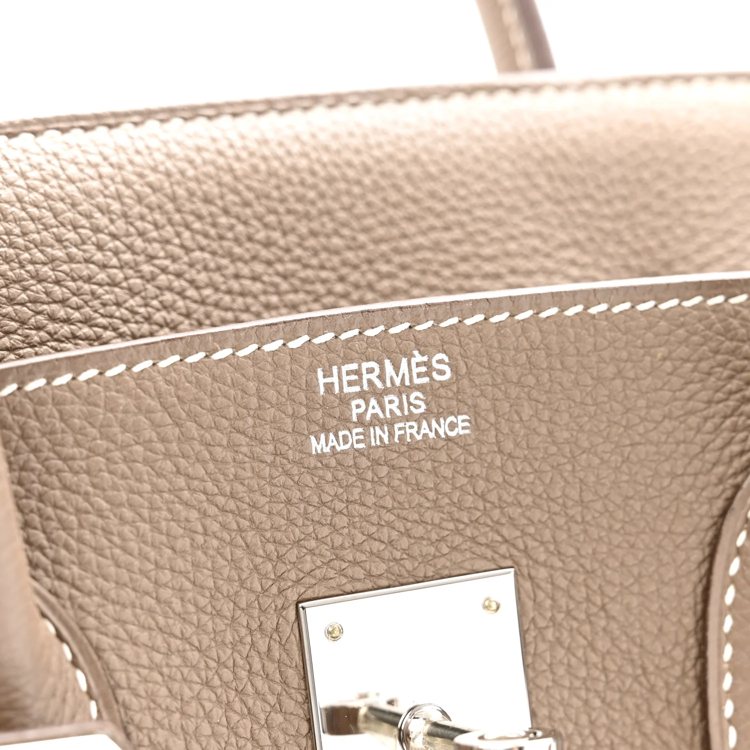 Togo Birkin 35 Etoupe - Image 6