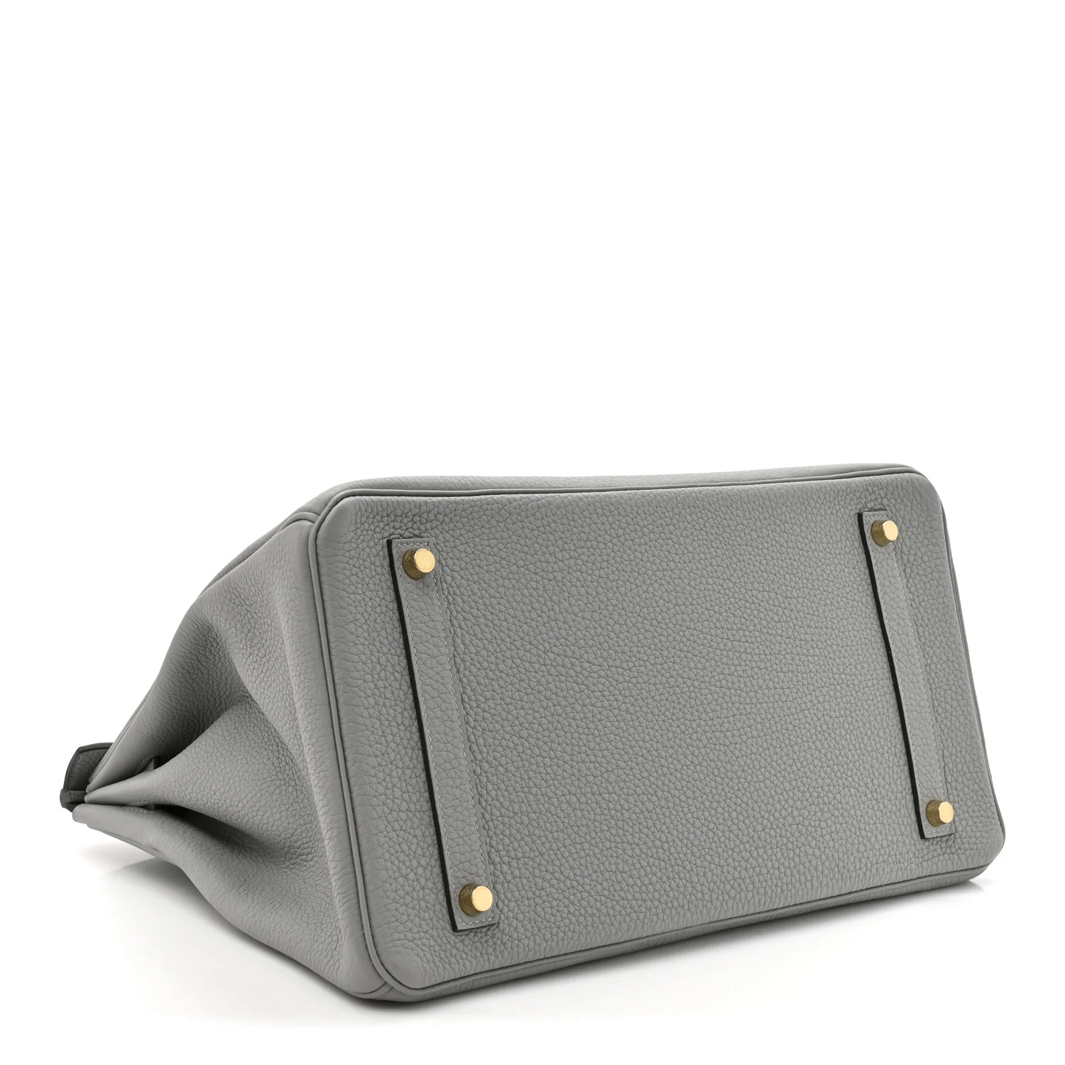 Togo Birkin 35 Gris Mouette - Image 4