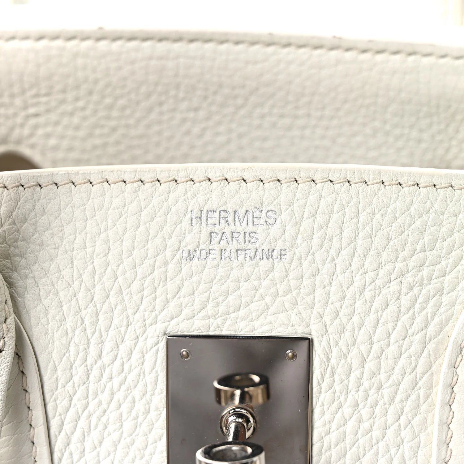Togo Birkin 35 White - Image 5