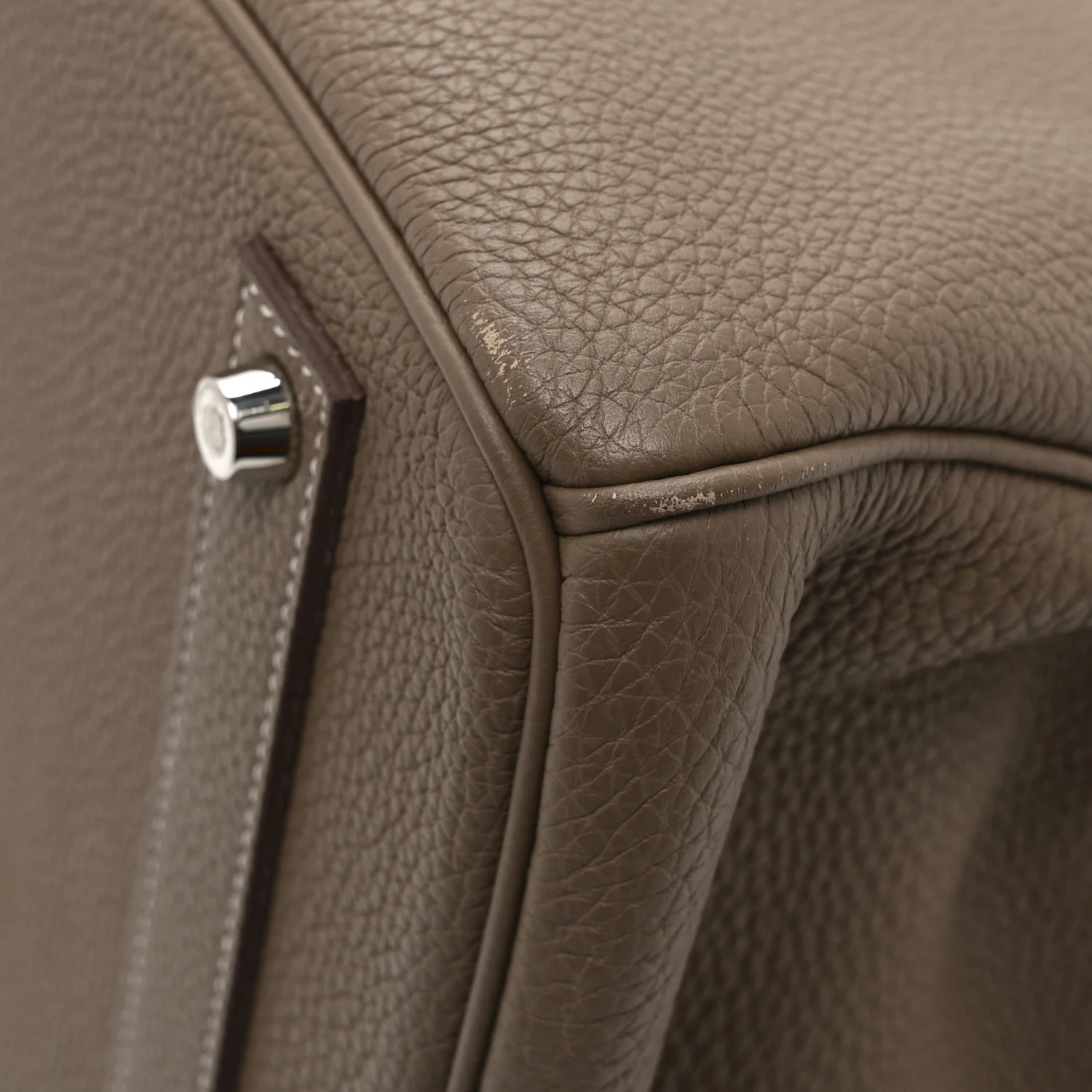 Togo Birkin 40 Etoupe - Image 11