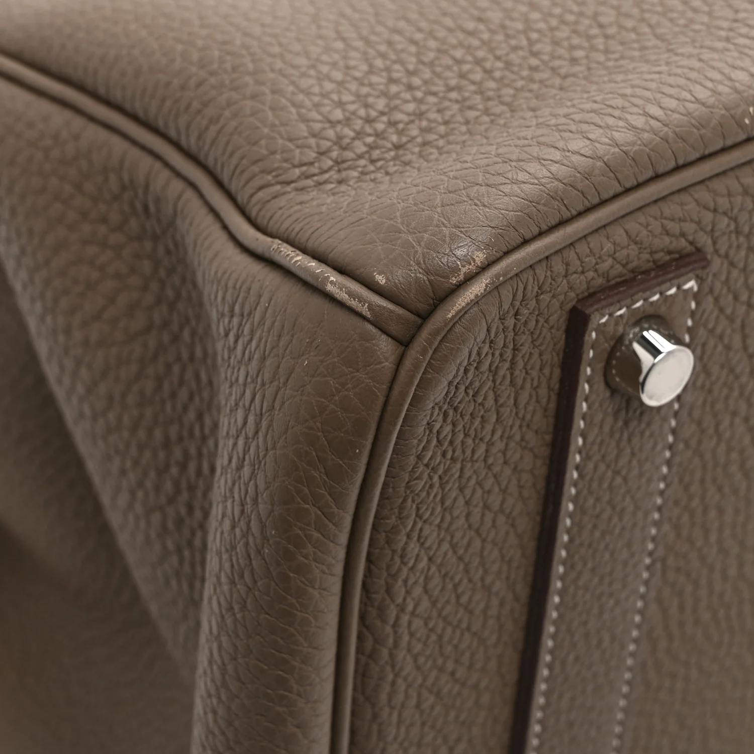 Togo Birkin 40 Etoupe - Image 12