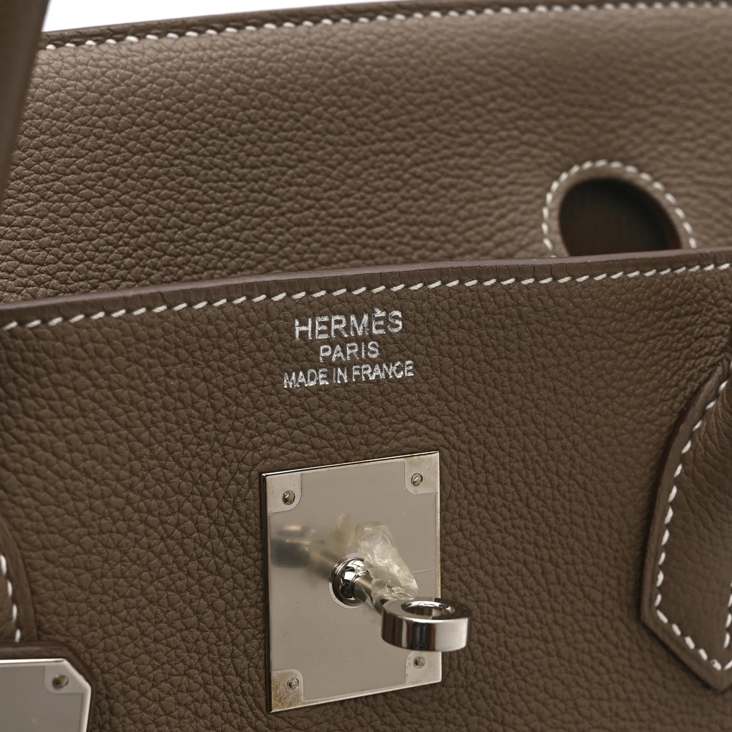 Togo Birkin 40 Etoupe - Image 6