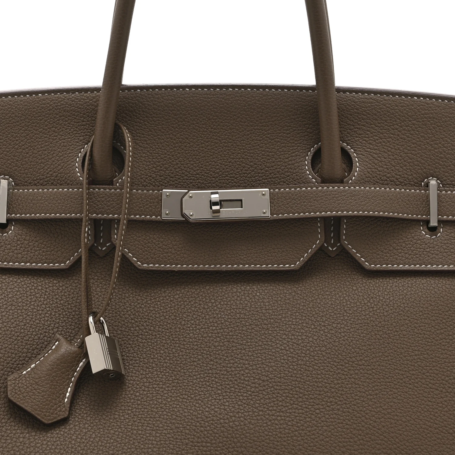 Togo Birkin 40 Etoupe - Image 8