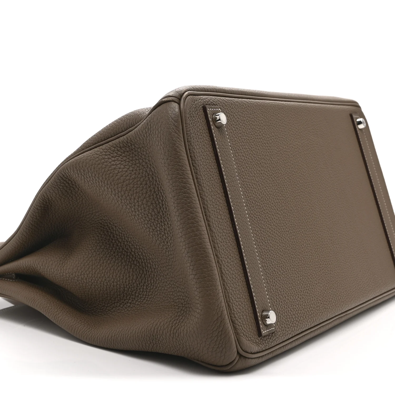 Togo Birkin 40 Etoupe - Image 9