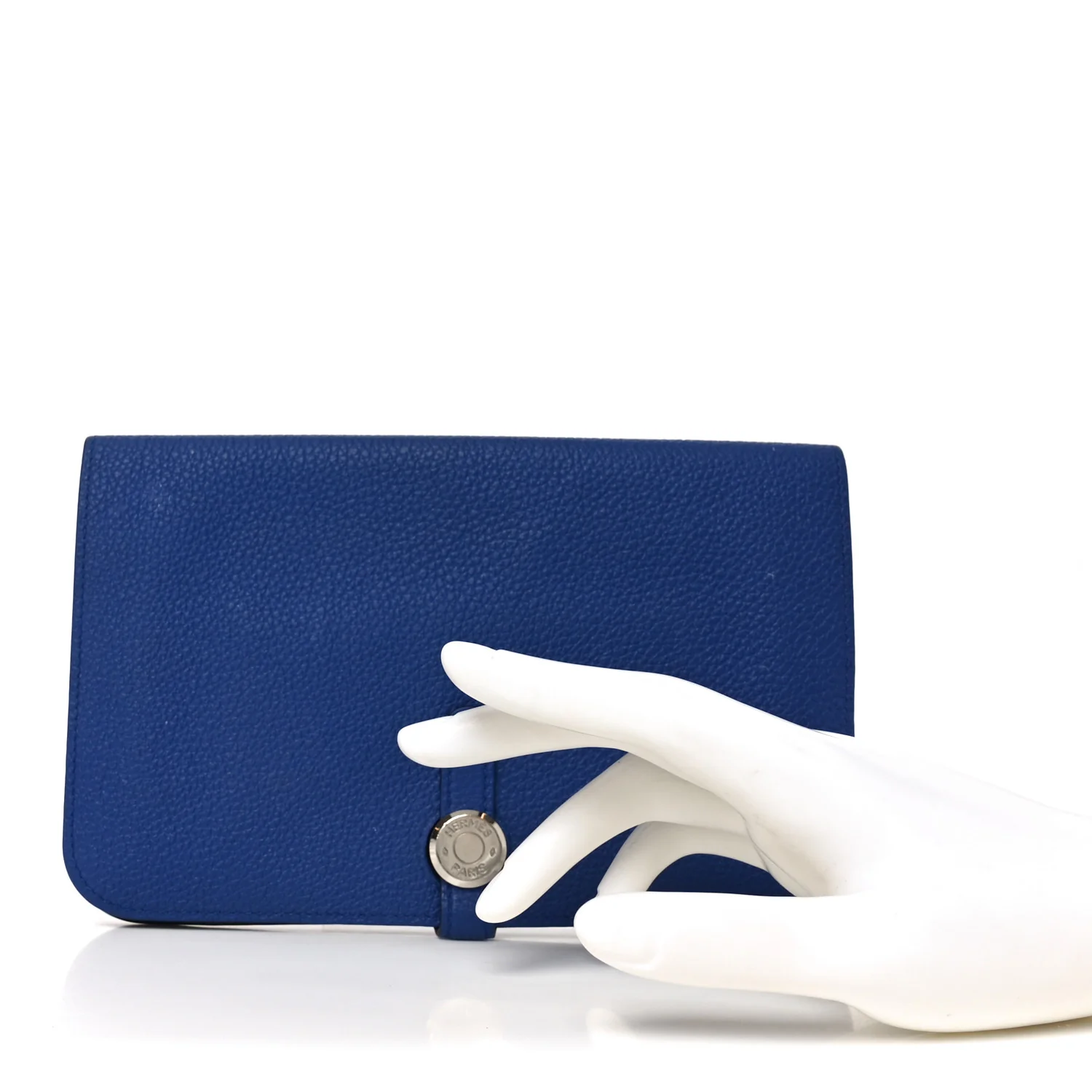 Togo Dogon Duo Wallet Bleu Electrique - Image 2