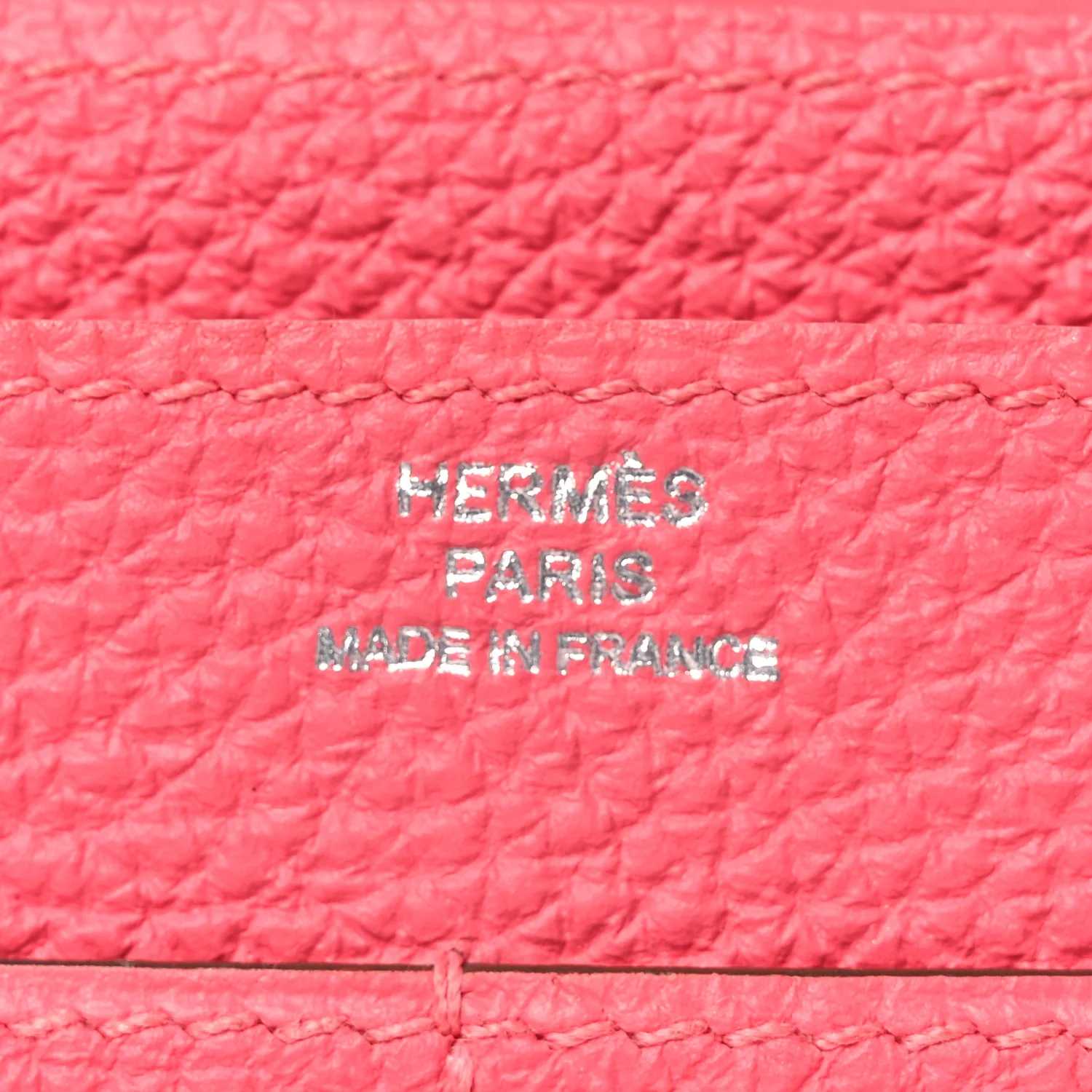 Togo Dogon Duo Wallet Rose Lipstick - Image 7
