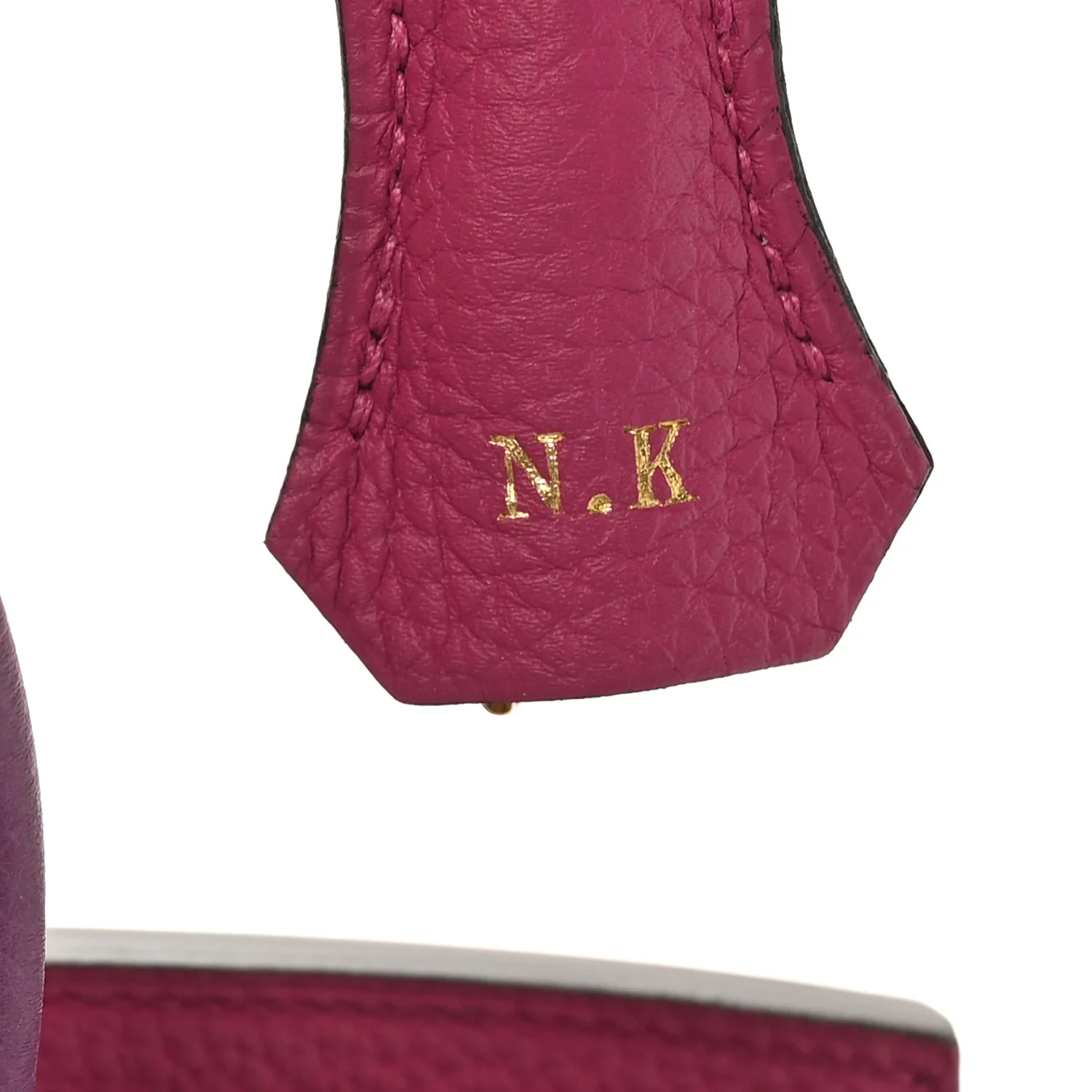 Togo Horseshoe Birkin 25 Rose Pourpre Cassis - Image 11