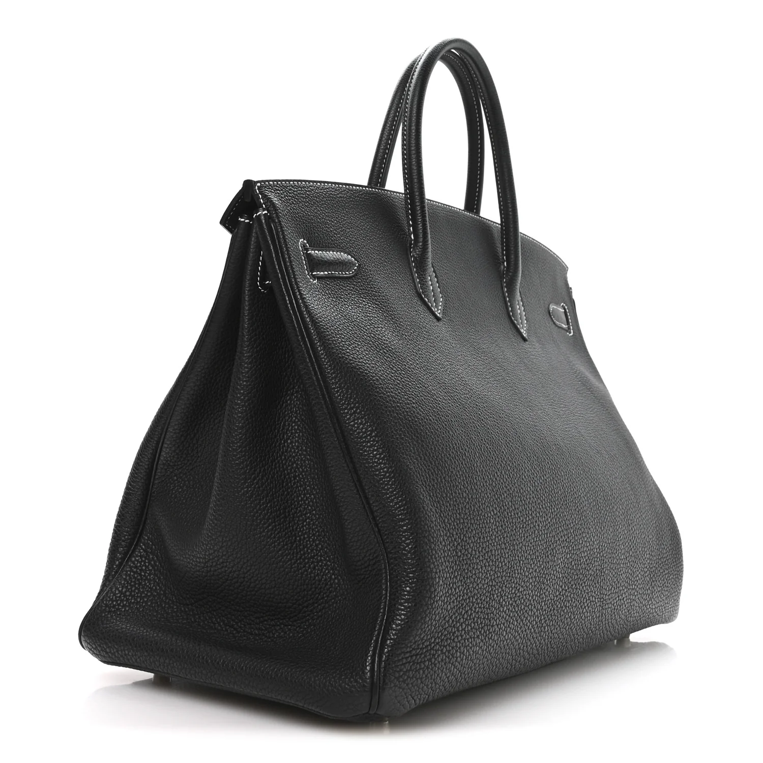 Togo Horseshoe Birkin 40 Black - Image 2