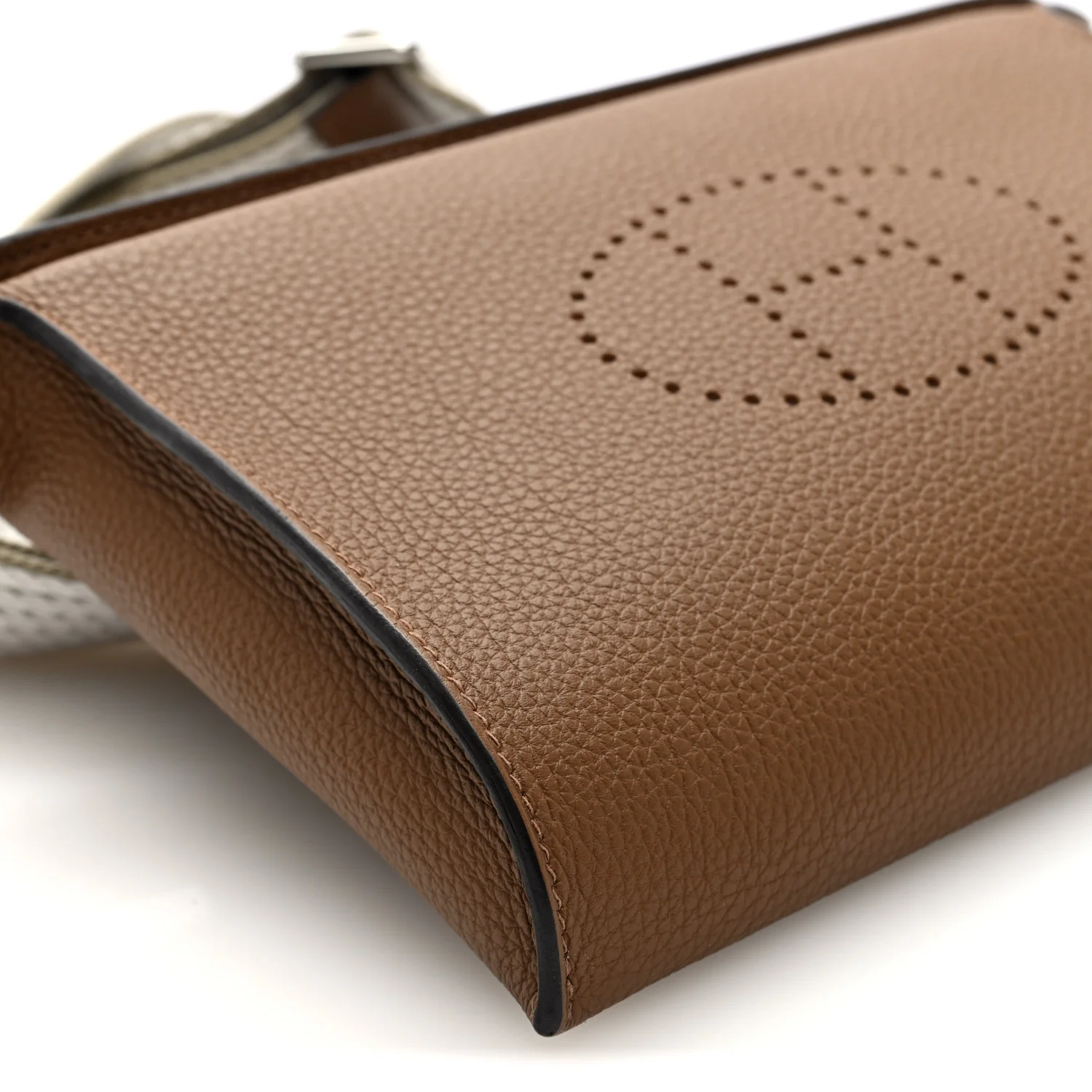 Togo Sangle Cordage Videpoches Alezan Beige Marfa Gris Pale - Image 8