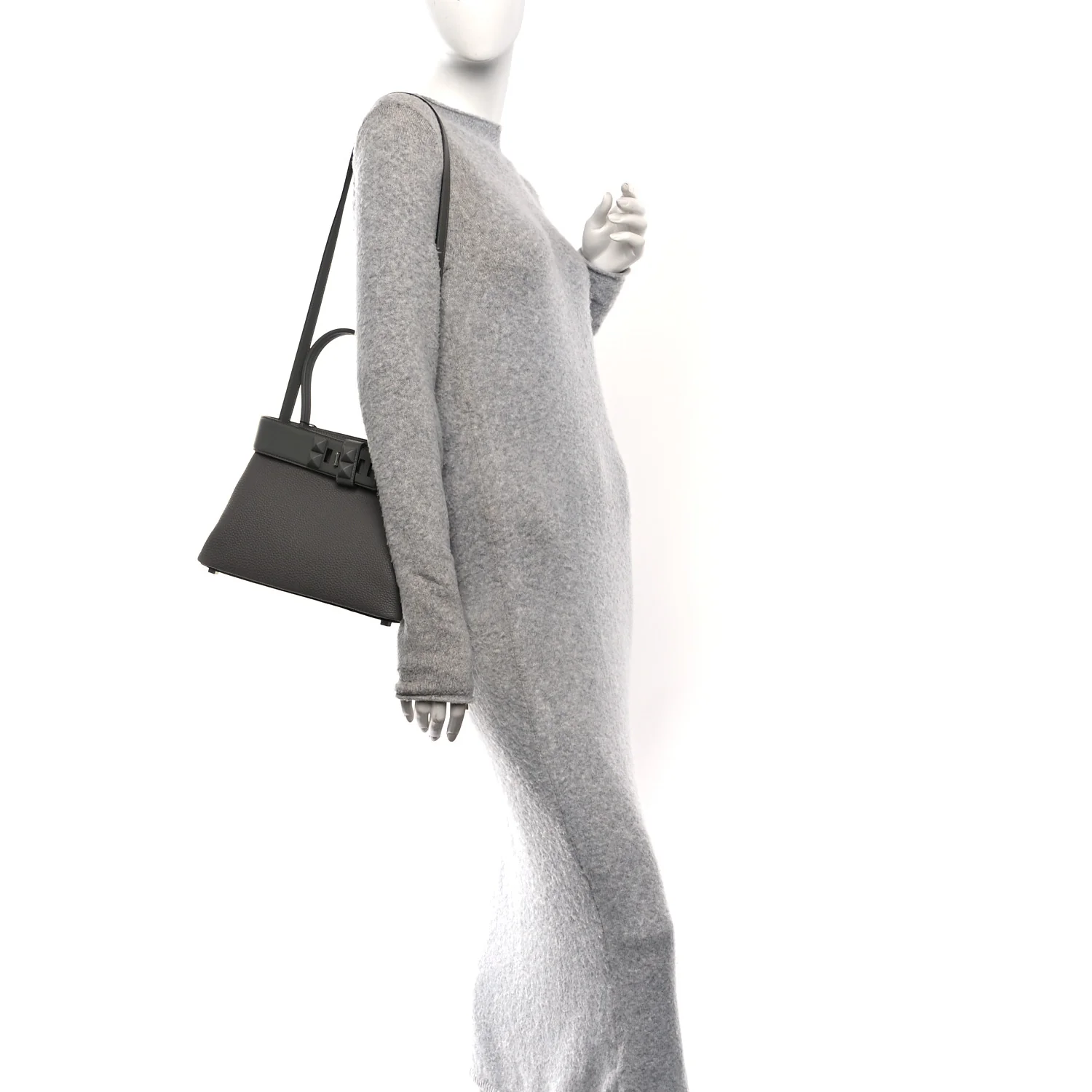 Togo Swift Medor Bag Gris Meyer - Image 2