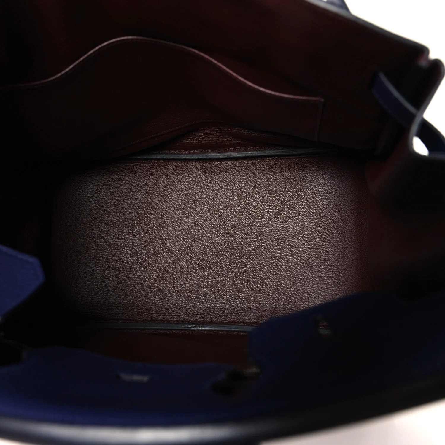 Togo Swift Officier Birkin 30 Bleu Encre Rouge H - Image 5