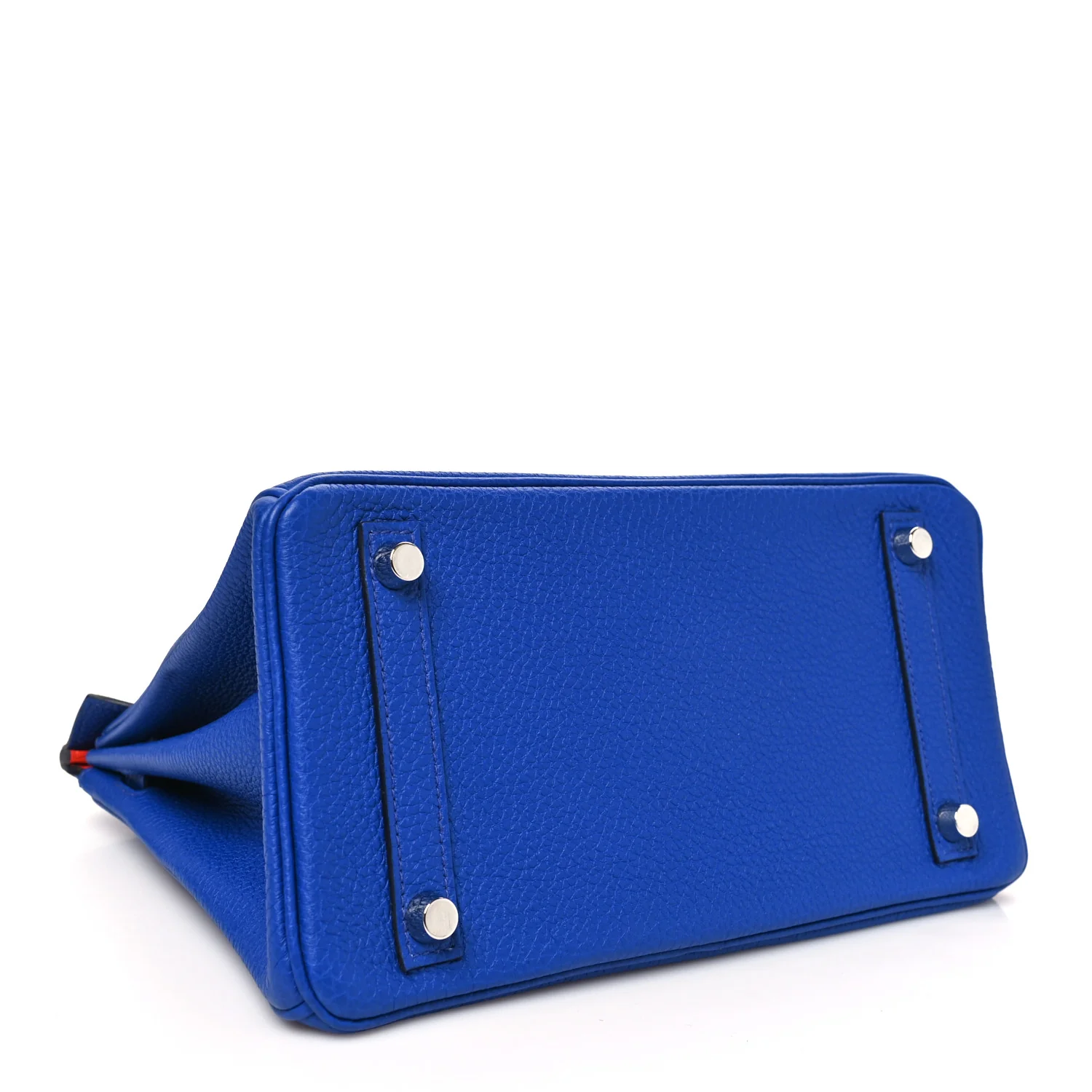 Togo Verso Birkin 25 Bleu Royal Capucine - Image 4