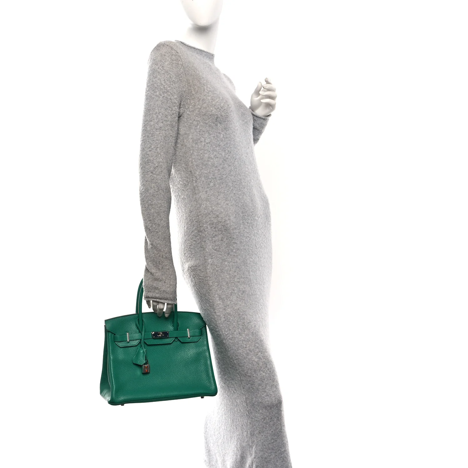 Togo Verso Birkin 30 Vert Vertigo Vert Fonce - Image 2