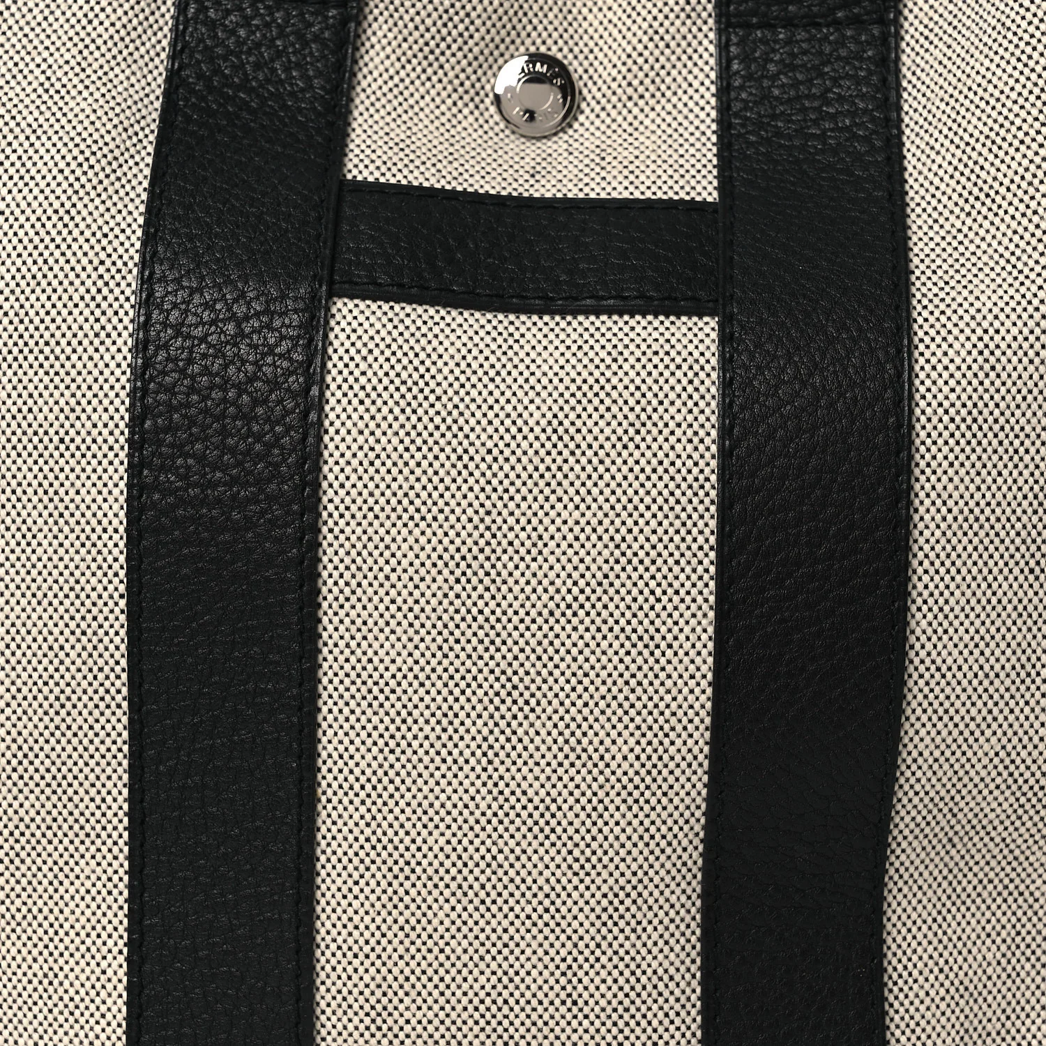 Toile Taurillon Clemence Sac Harnais Tote PM Black - Image 8