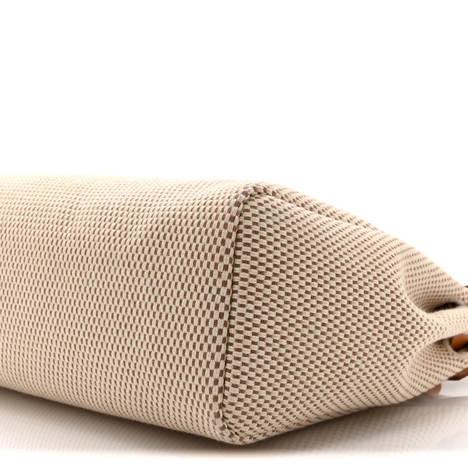 Toile Vache Calfskin Herbag 30 PM Black Natural - Image 12