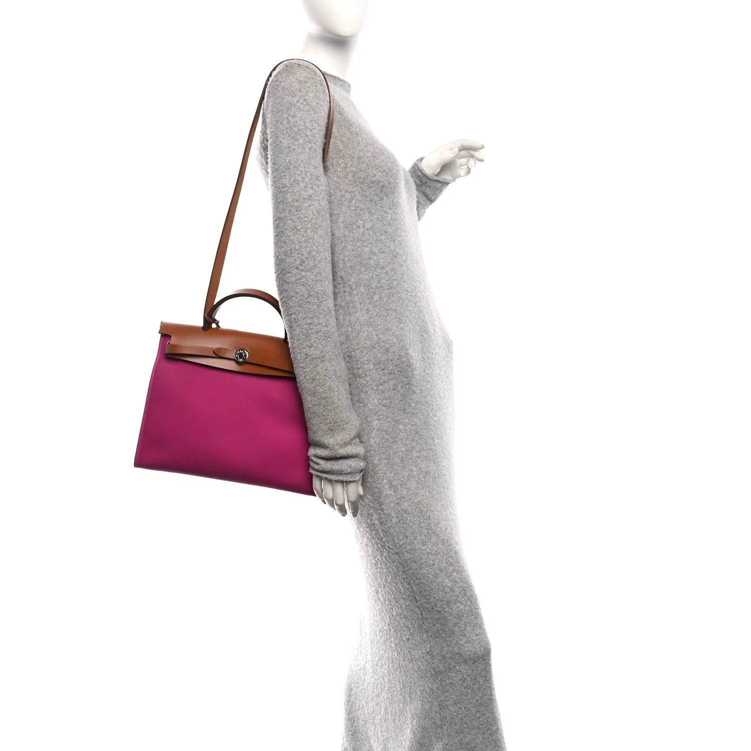 Vache Hunter Toile Herbag Zip 31 PM Magnolia Fauve - Image 2