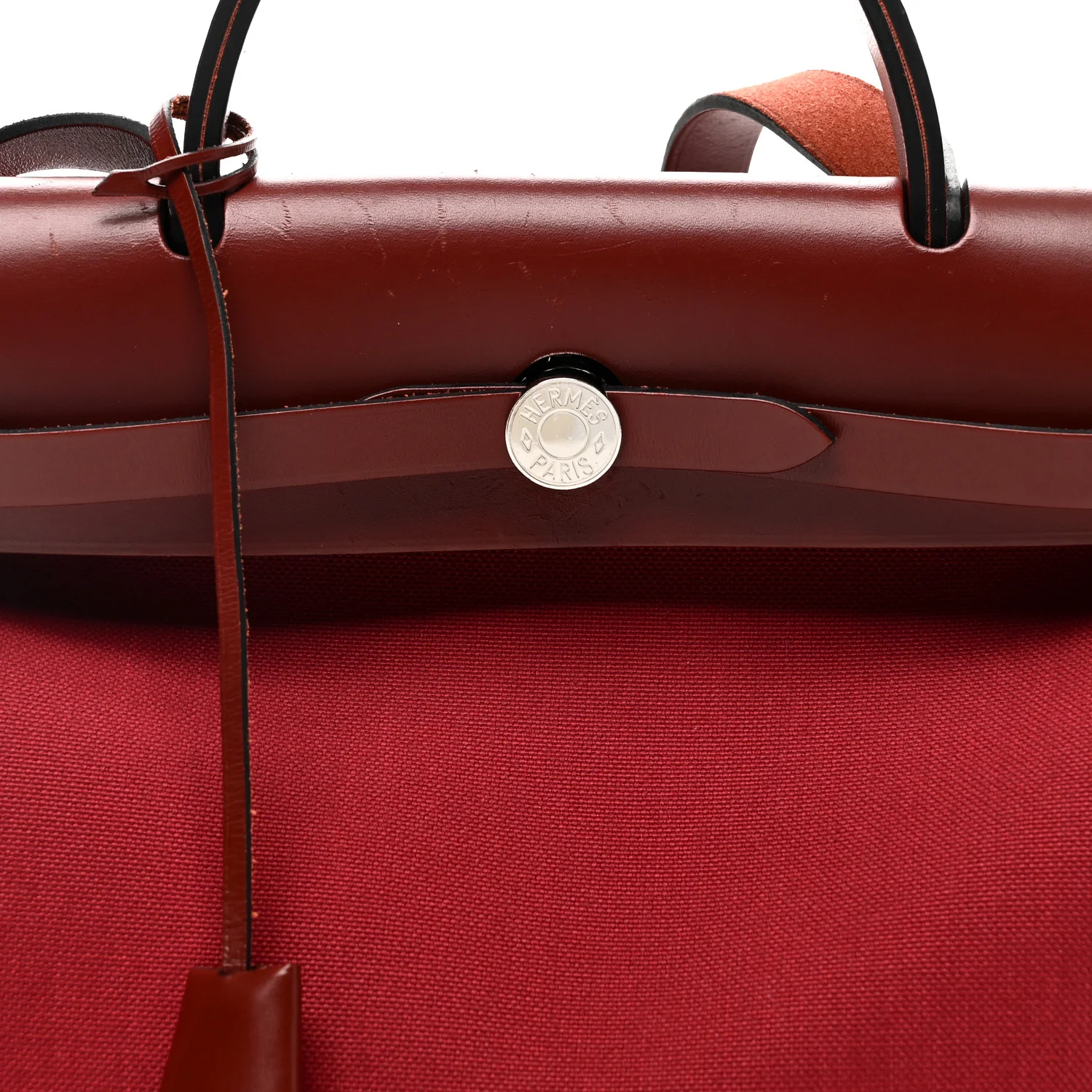 Vache Hunter Toile Herbag Zip 31 PM Rouge H Brique - Image 8
