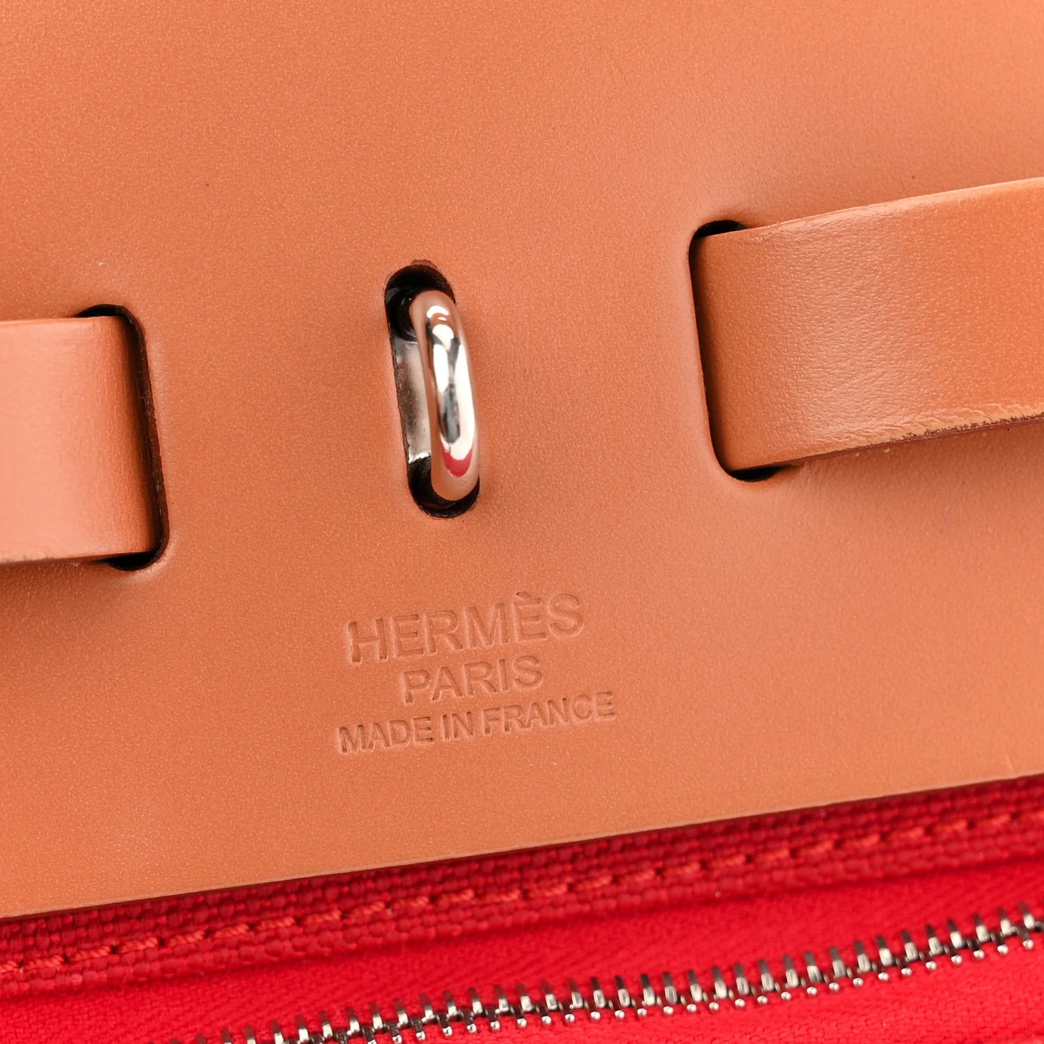 Vache Hunter Toile Herbag Zip 31 PM Rouge Tomate Natural - Image 12
